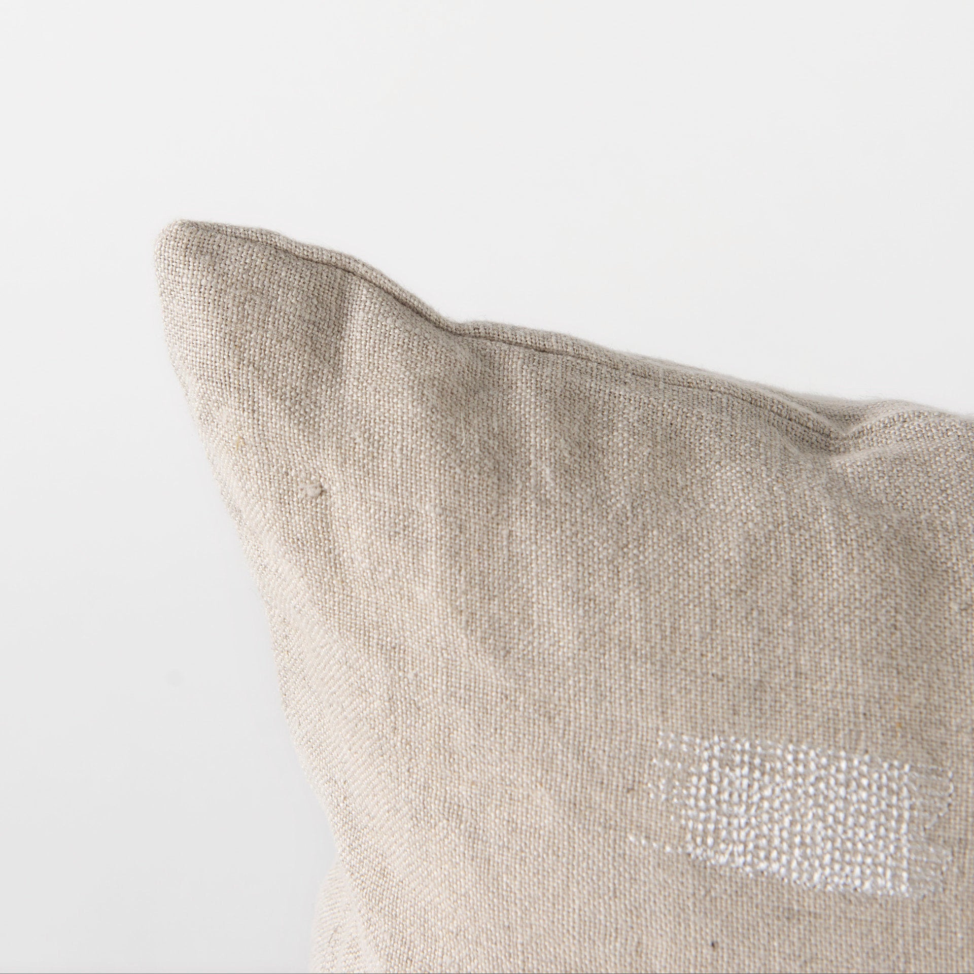 Lacey 13x21 Beige/White Decorative Pillow Cover