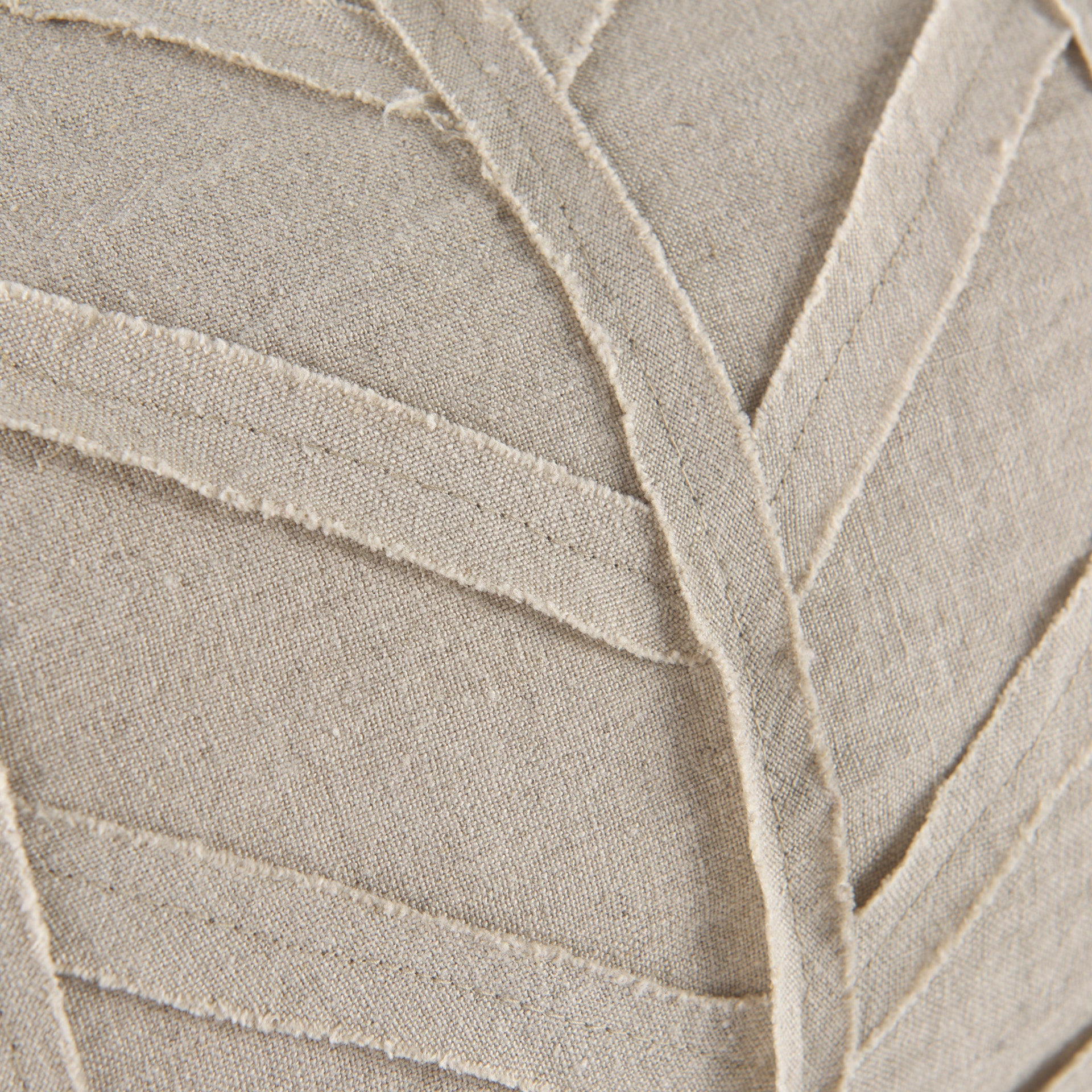 Ivivva 14x26 Beige Fabric Textured Decorative Pillow Cover