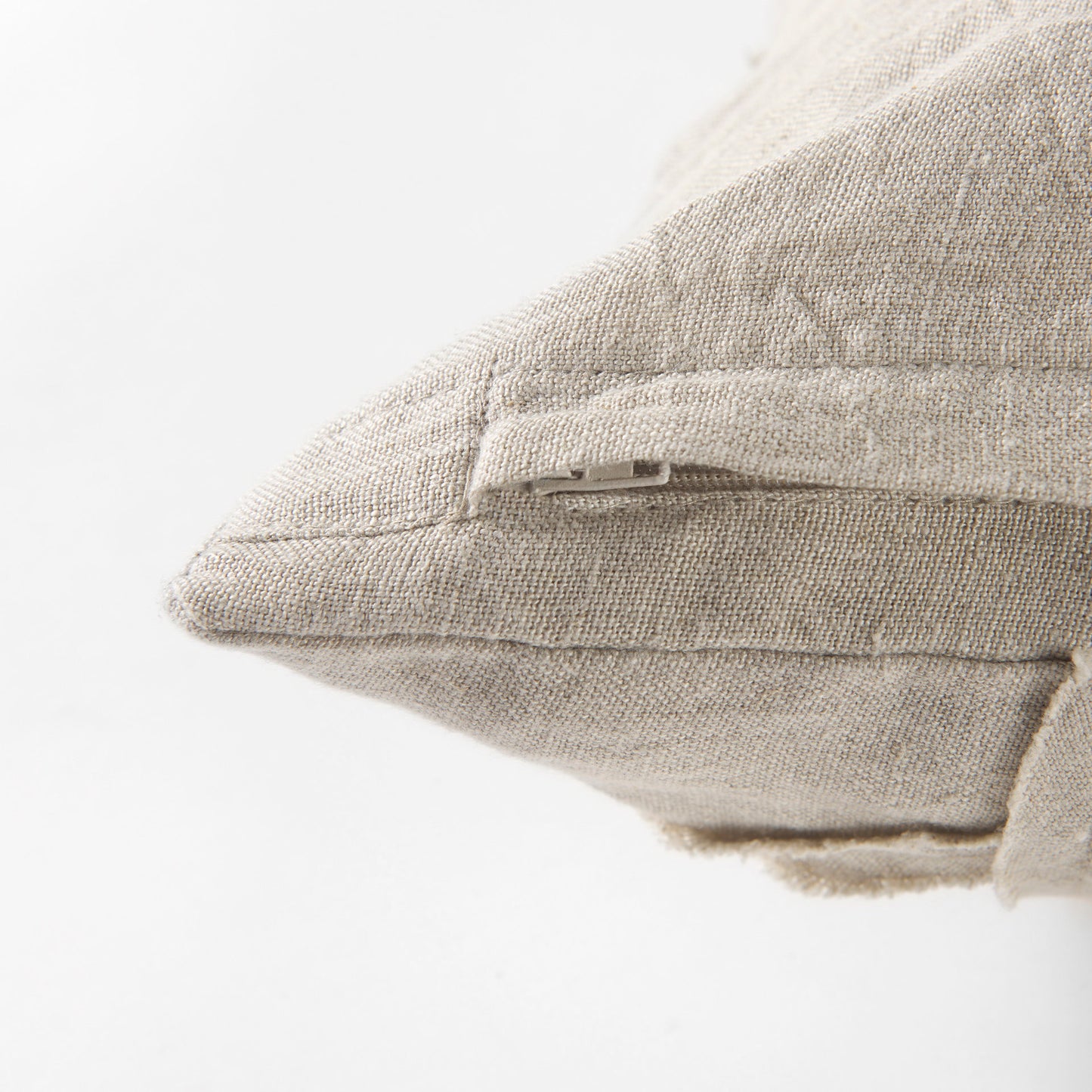 Ivivva 14x26 Beige Fabric Textured Decorative Pillow Cover