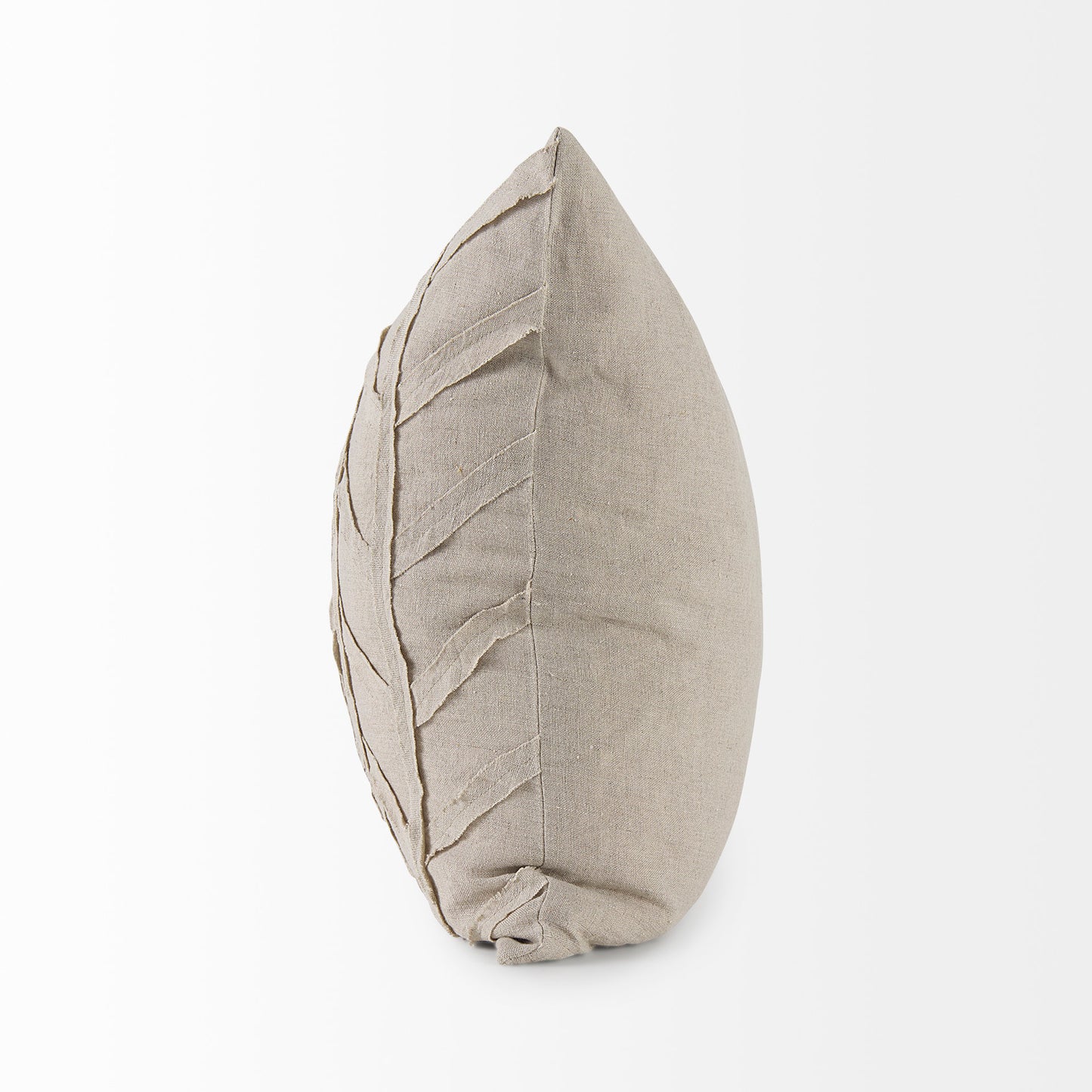 Ivivva 20x20 Beige Fabric Textured Pillow Cover