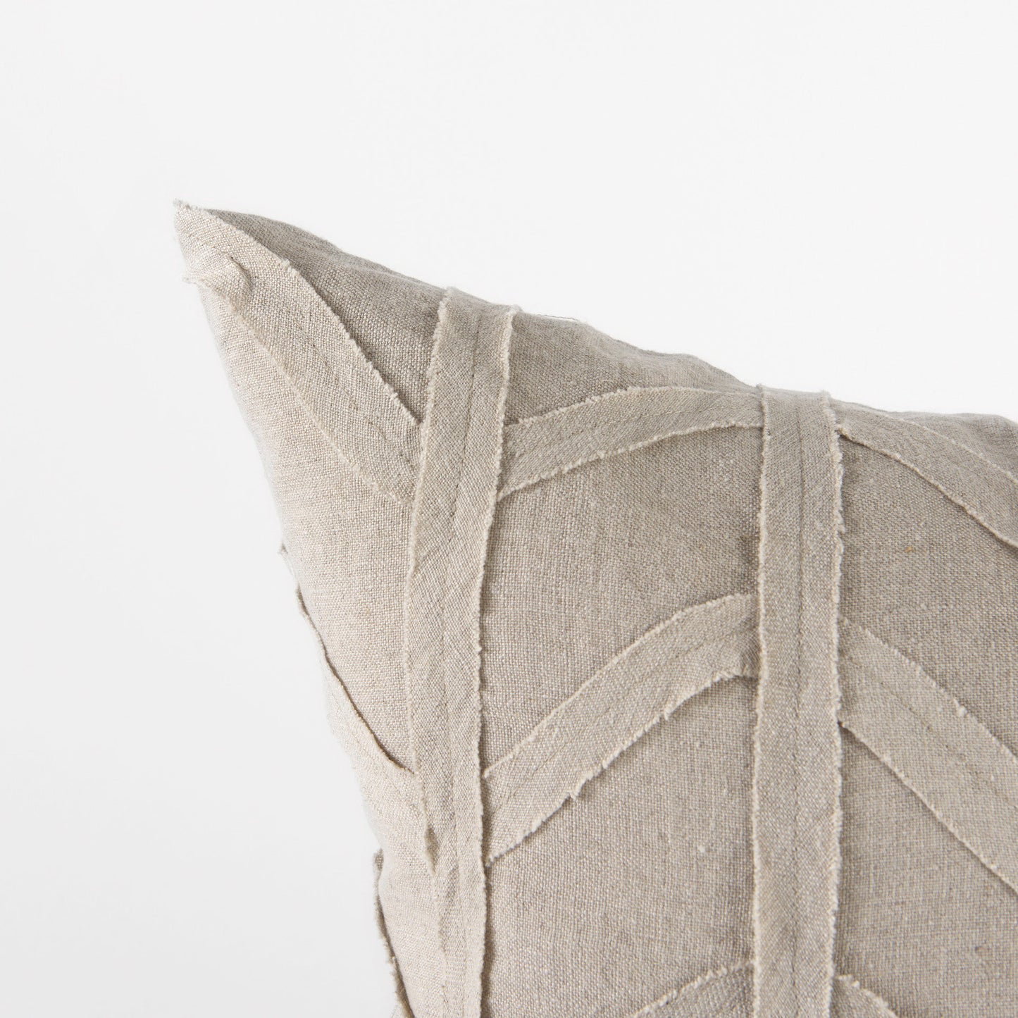 Ivivva 20x20 Beige Fabric Textured Pillow Cover