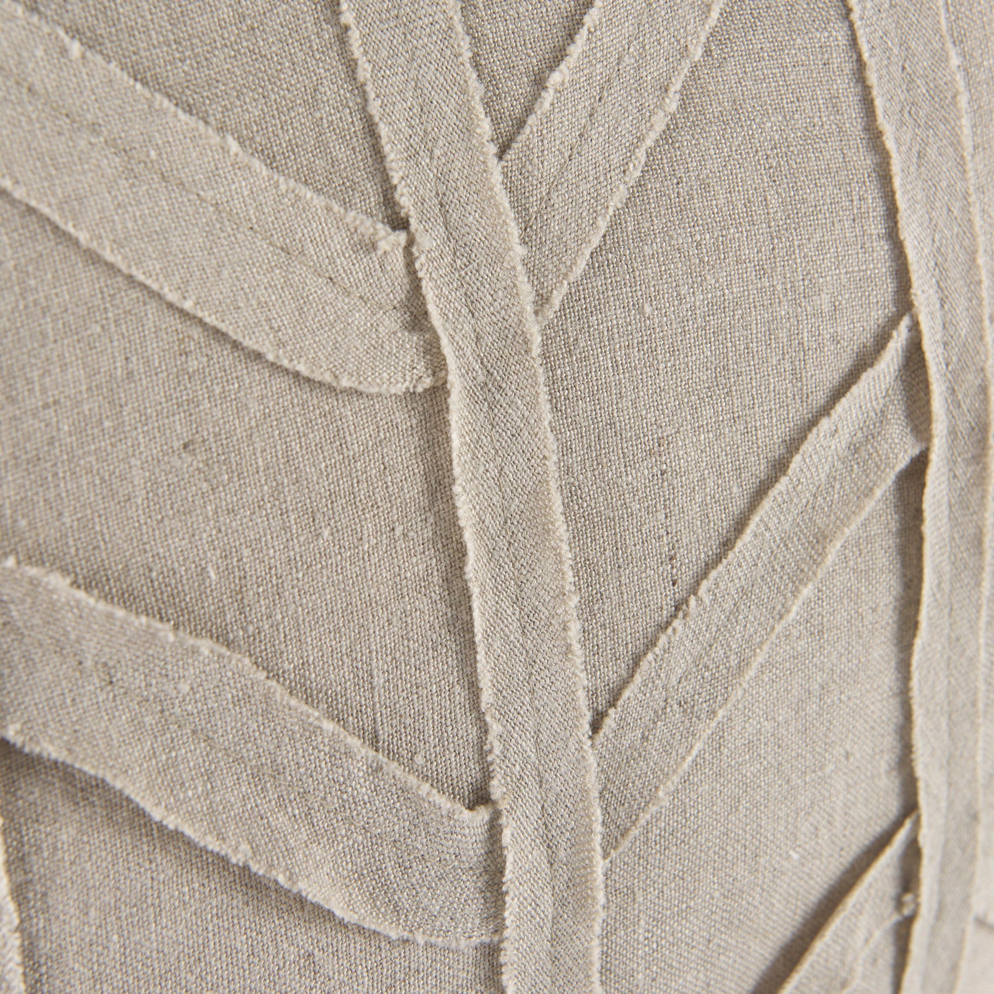 Ivivva 20x20 Beige Fabric Textured Pillow Cover