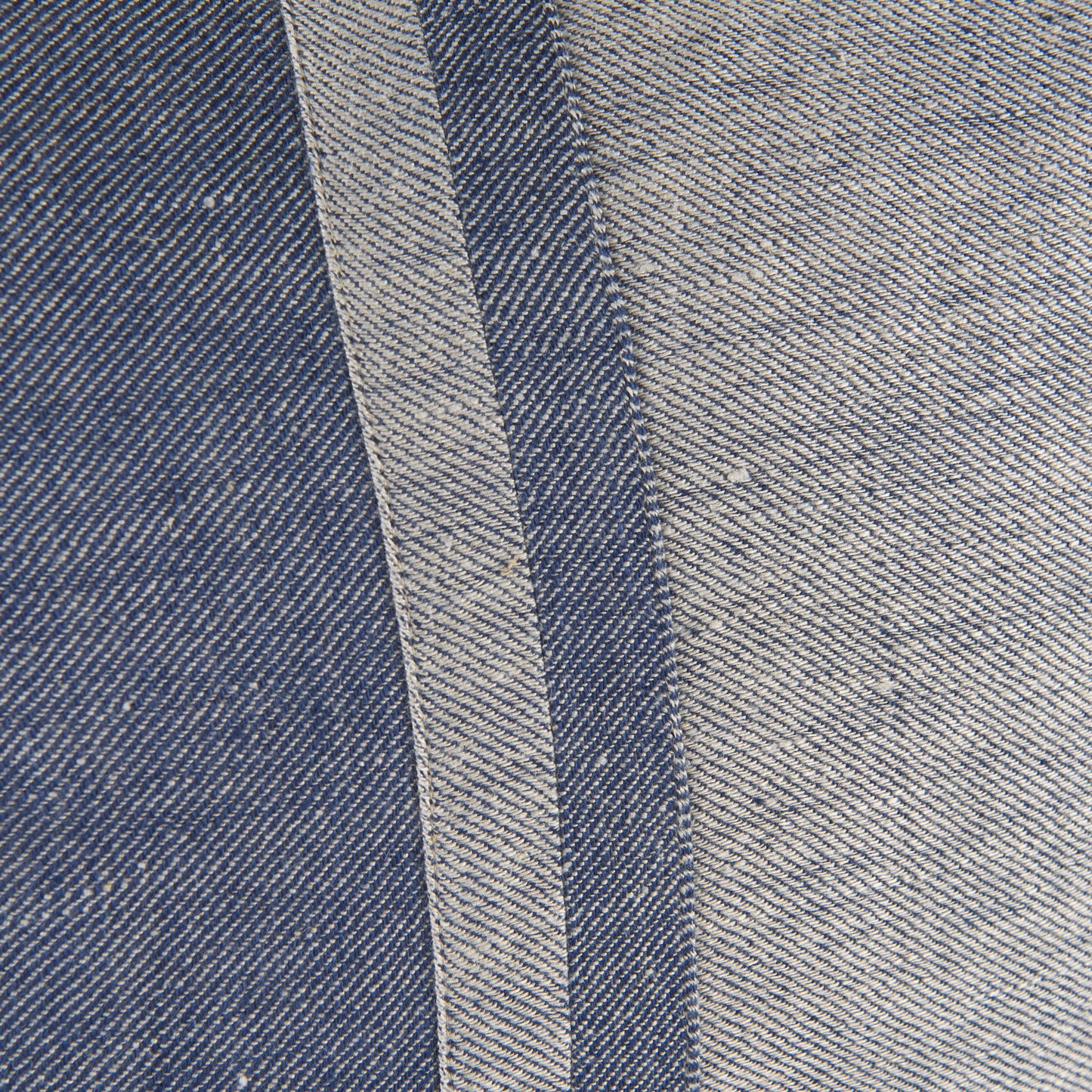 Aubrielle 20L x 20W Gray and Blue Fabric Color Blocked Pillow Cover