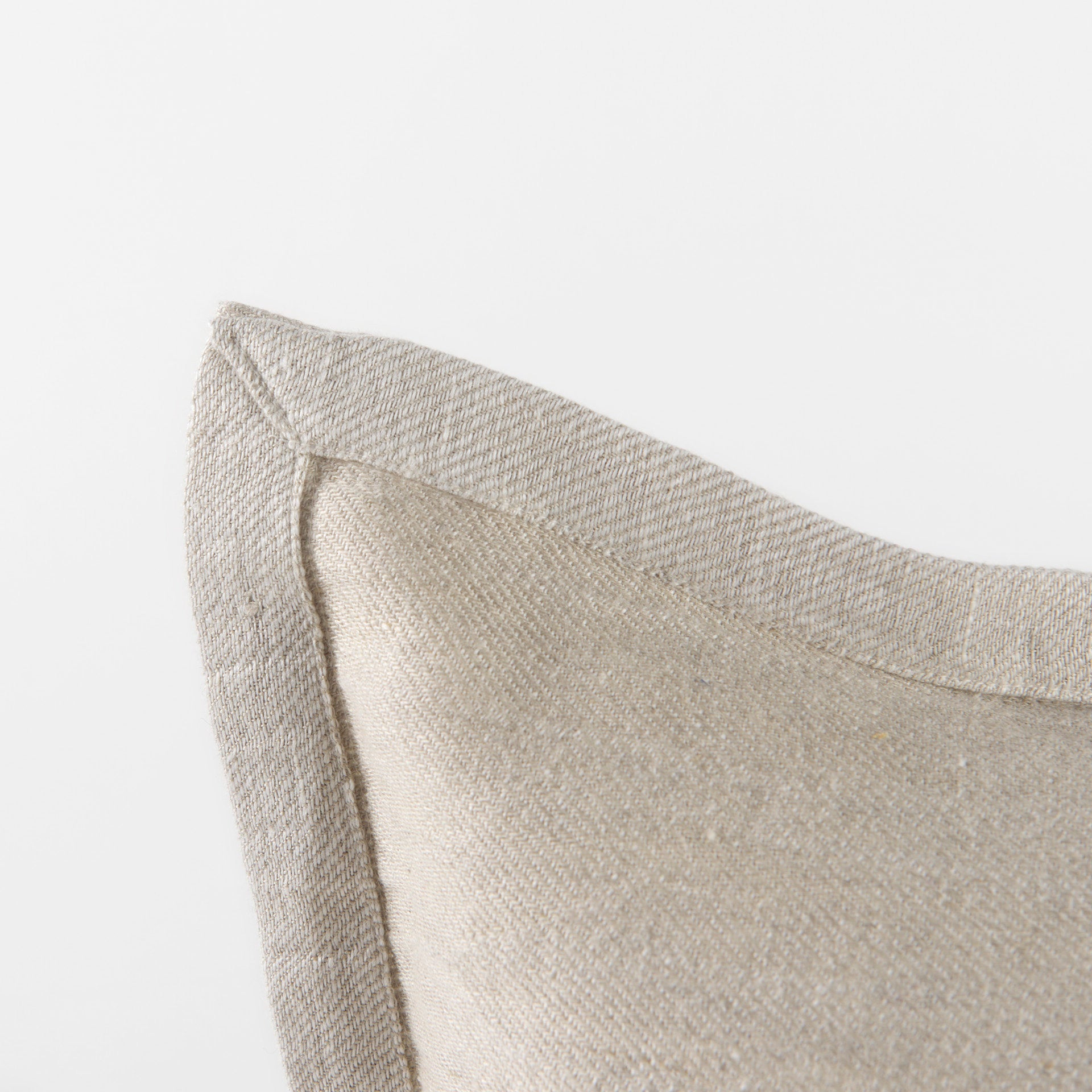 Mae 14x26 Beige Fabric Decorative Pillow Cover