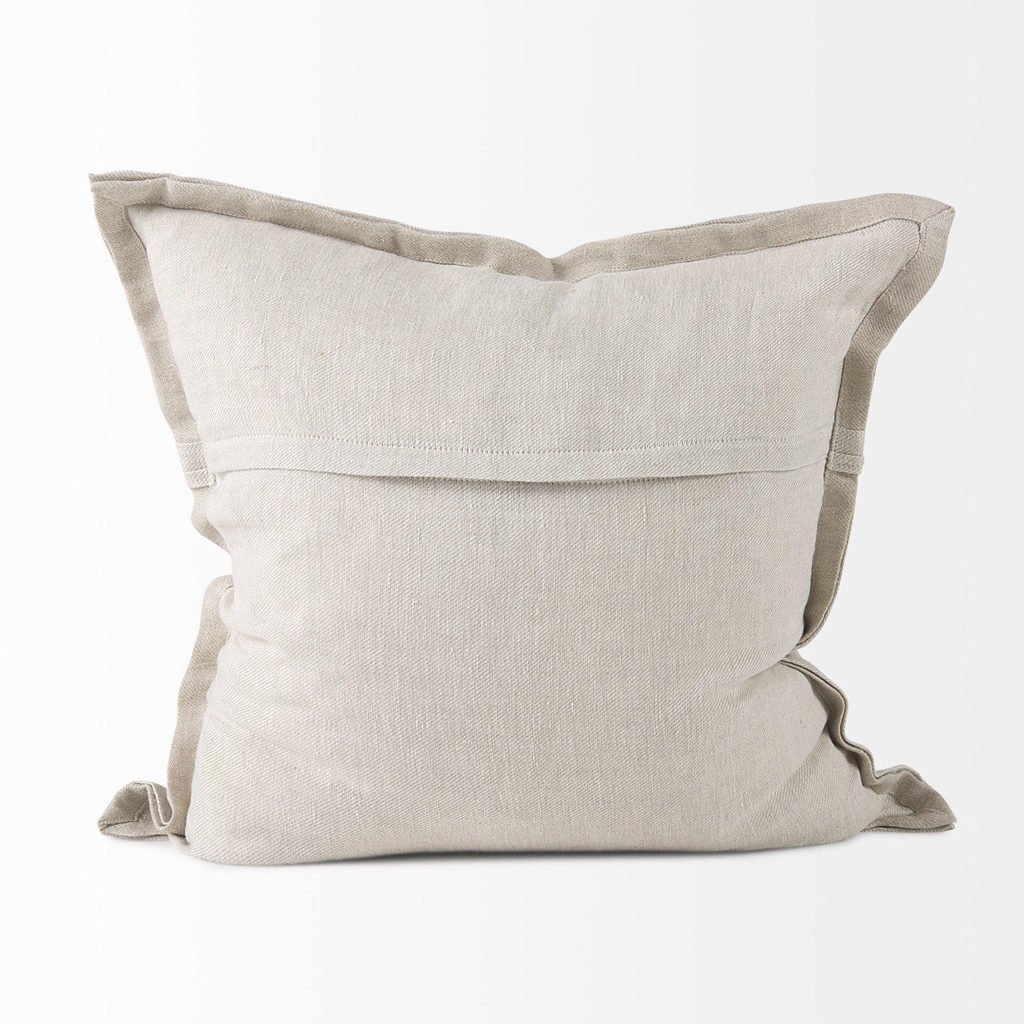 Mae 20L x 20W Beige Fabric Pillow Cover