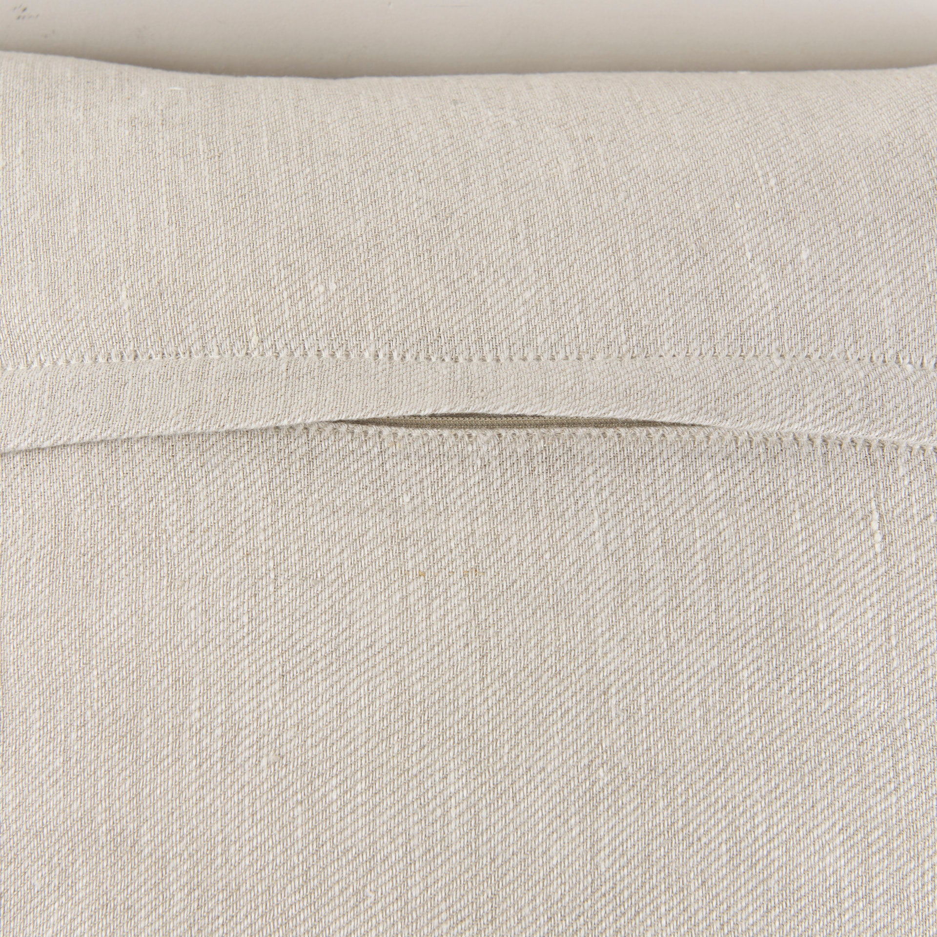 Mae 20L x 20W Beige Fabric Pillow Cover
