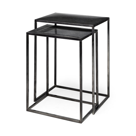 Kasey Accent Table Black Metal - accent-tables