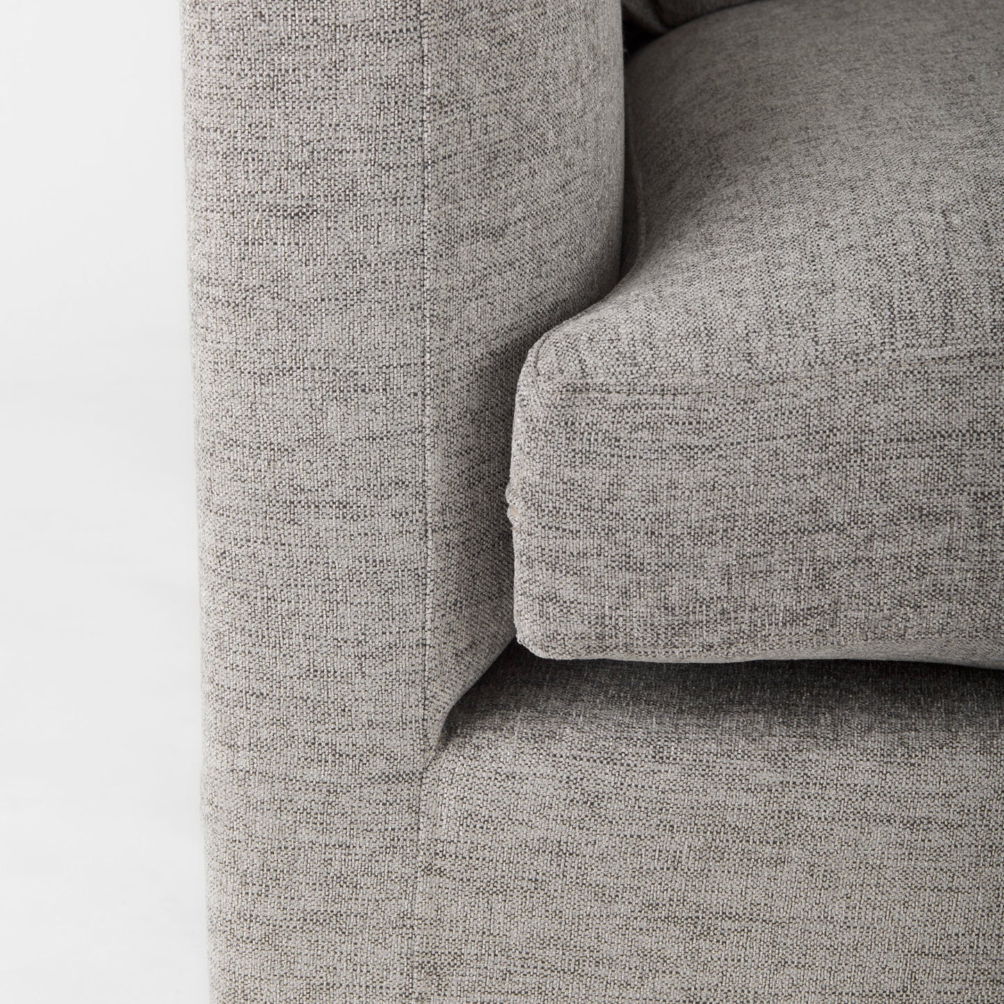 Valence 37.8L x 38.6W x 28.3H Medium Gray Corner Sectional Piece