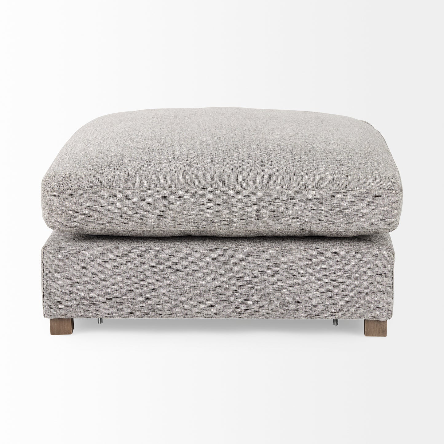 Valence 38.6L x 38.6W x 17.7H Medium Gray Full Size Ottoman Sectional Piece