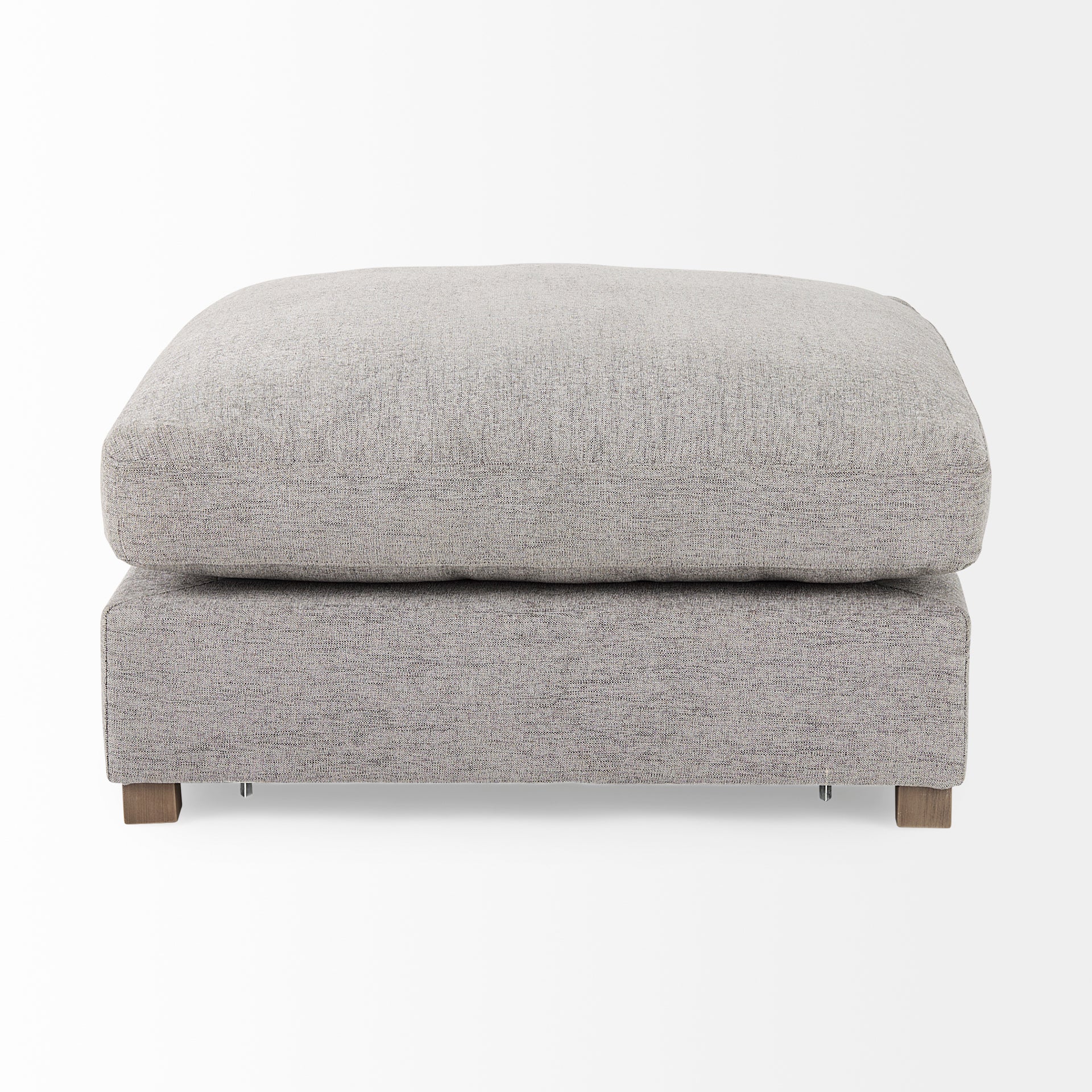 Valence 38.6L x 38.6W x 17.7H Medium Gray Full Size Ottoman Sectional Piece