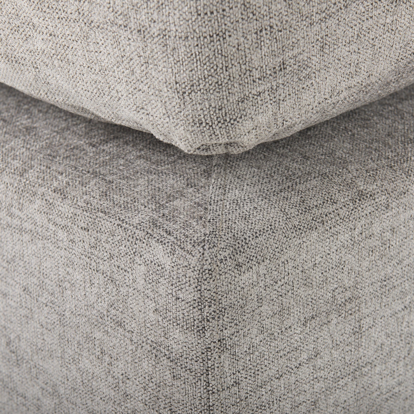 Valence 38.6L x 38.6W x 17.7H Medium Gray Full Size Ottoman Sectional Piece