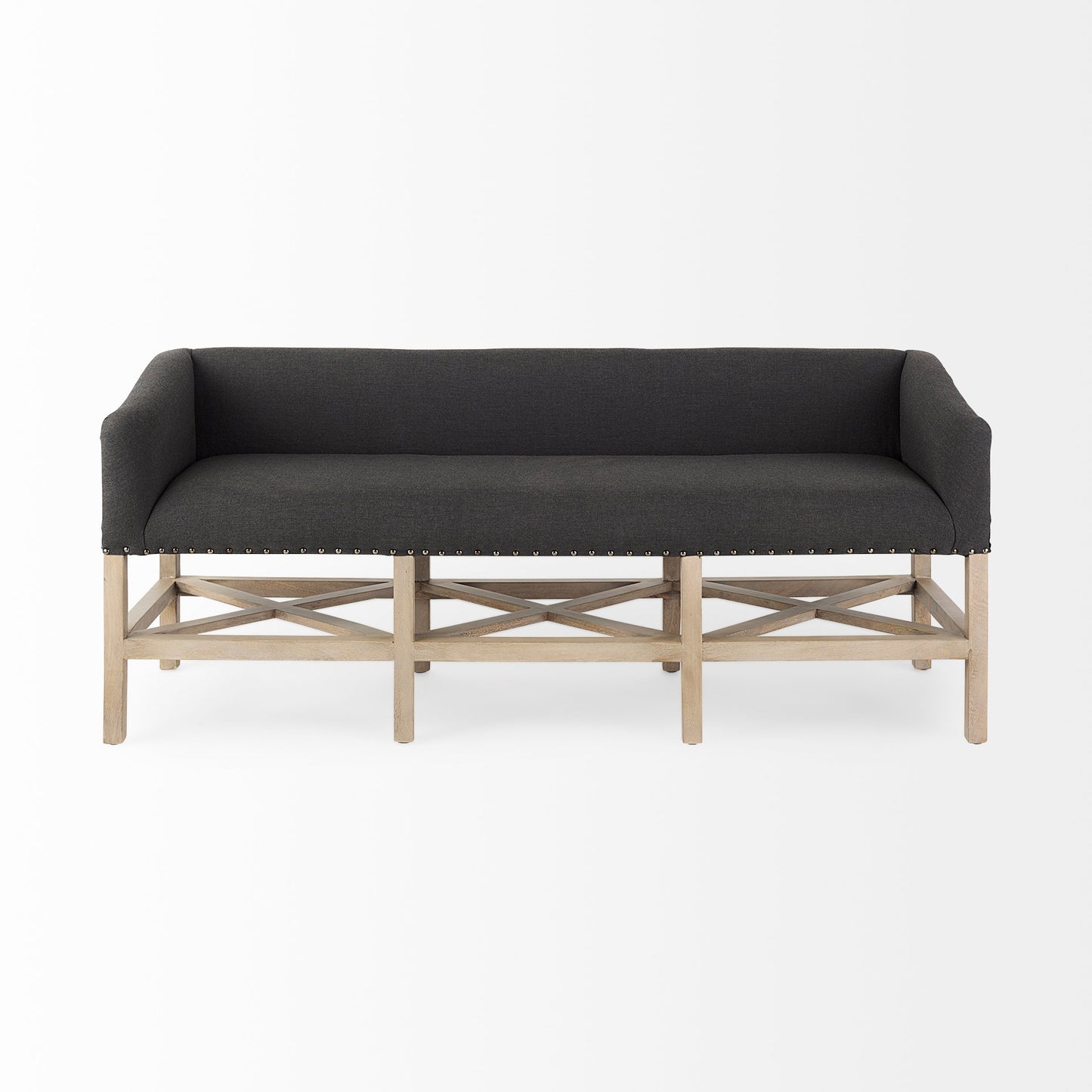 Bergen Bench Dark Gray | Wood - benches