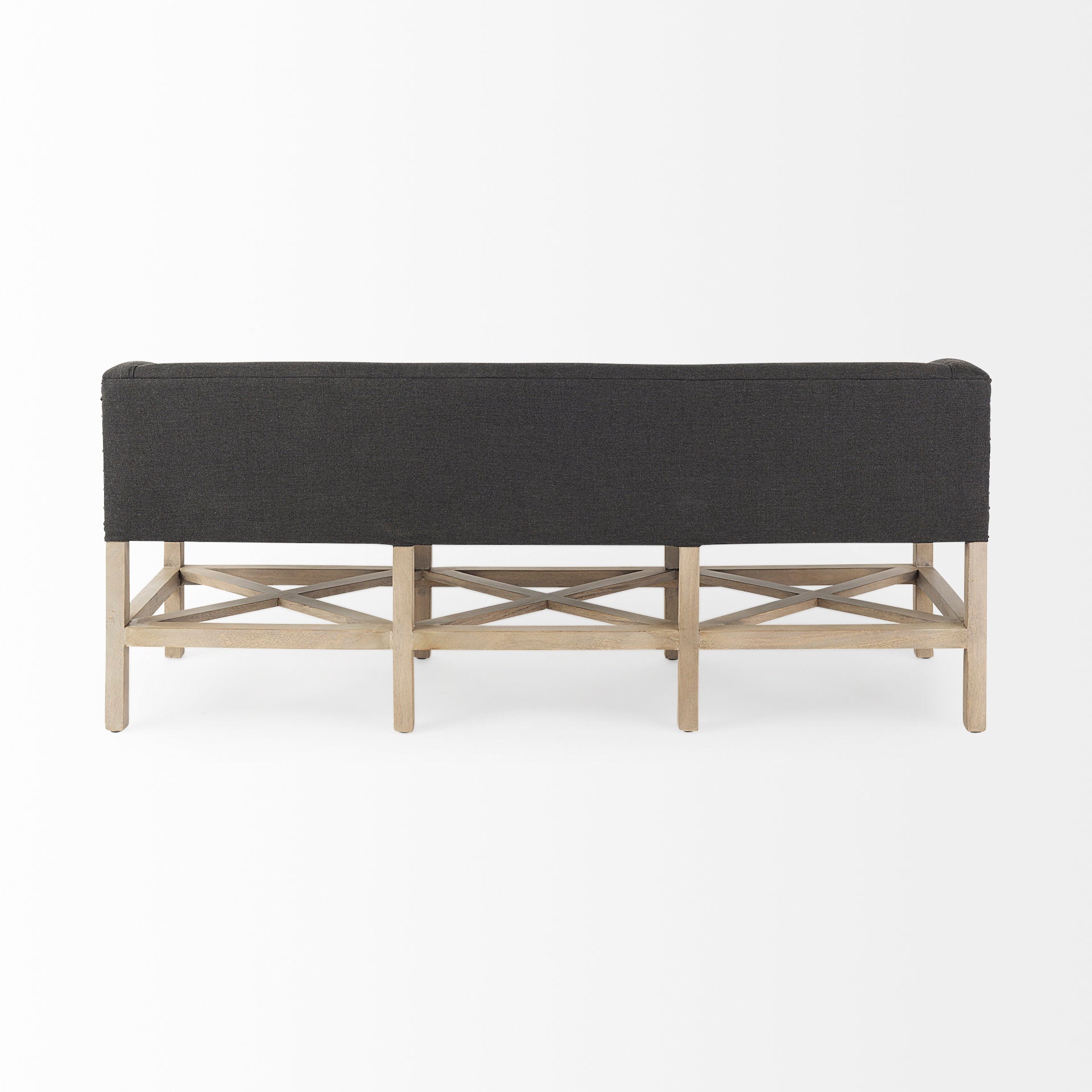 Bergen Bench Dark Gray | Wood - benches