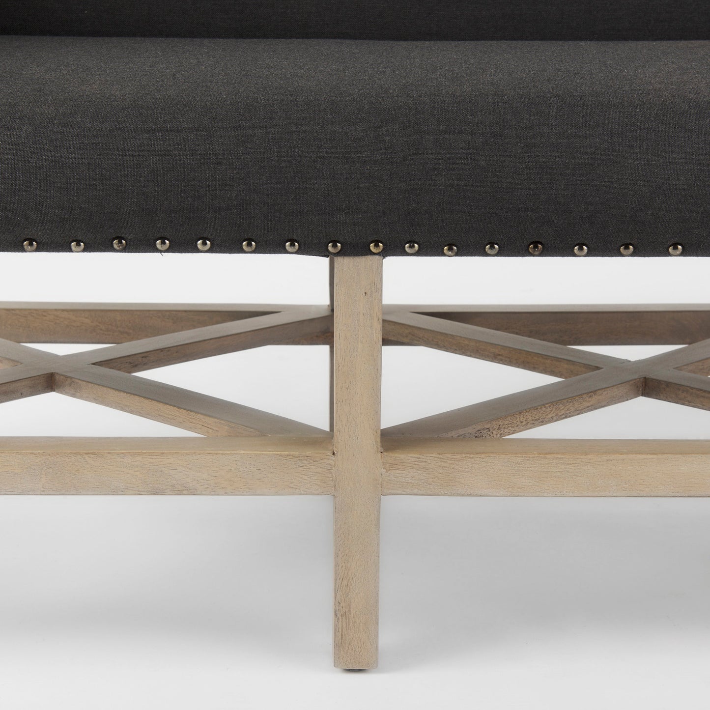 Bergen Bench Dark Gray | Wood - benches