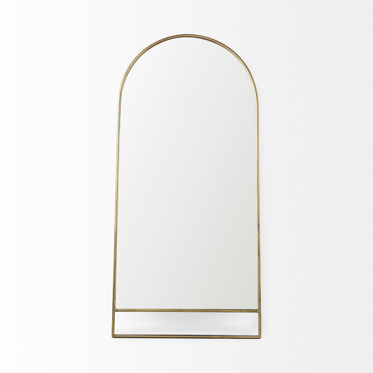 Sadie Floor Mirror Gold Metal | 76H - floor-mirrors