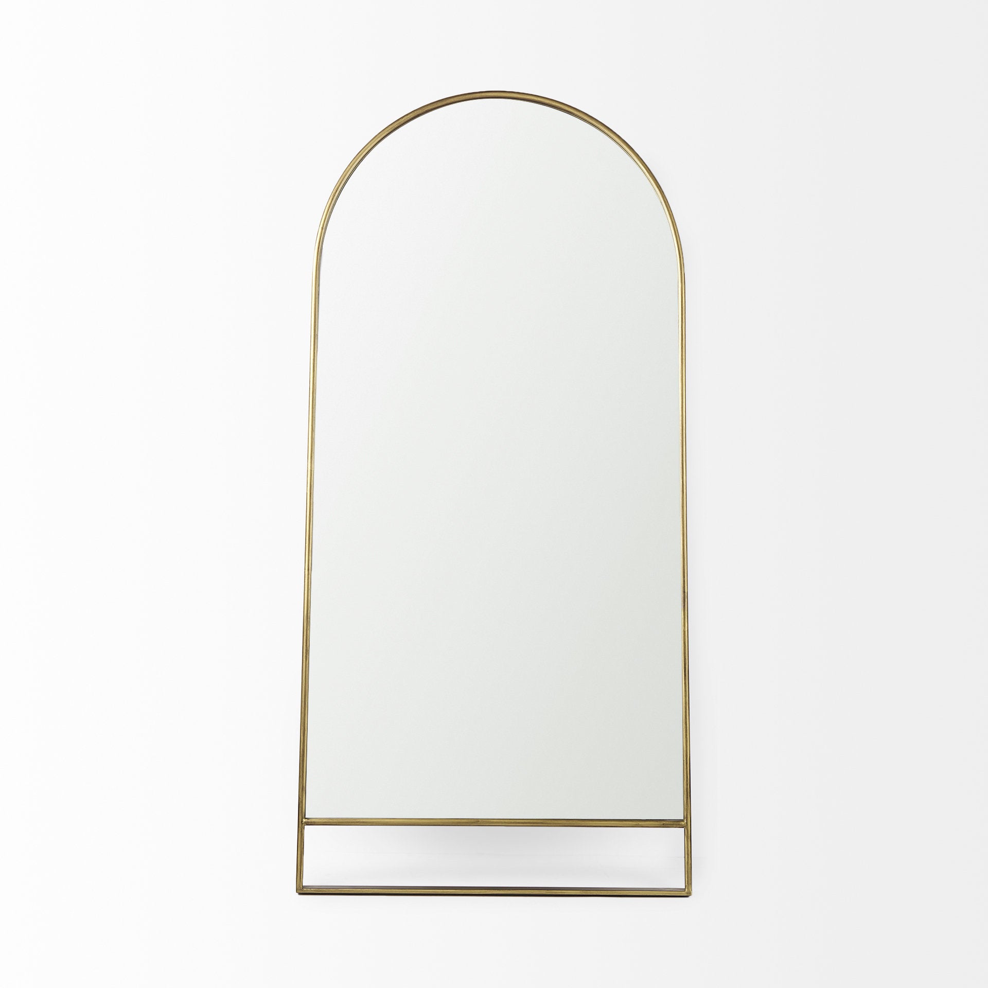 Sadie Floor Mirror Gold Metal | 76H - floor-mirrors