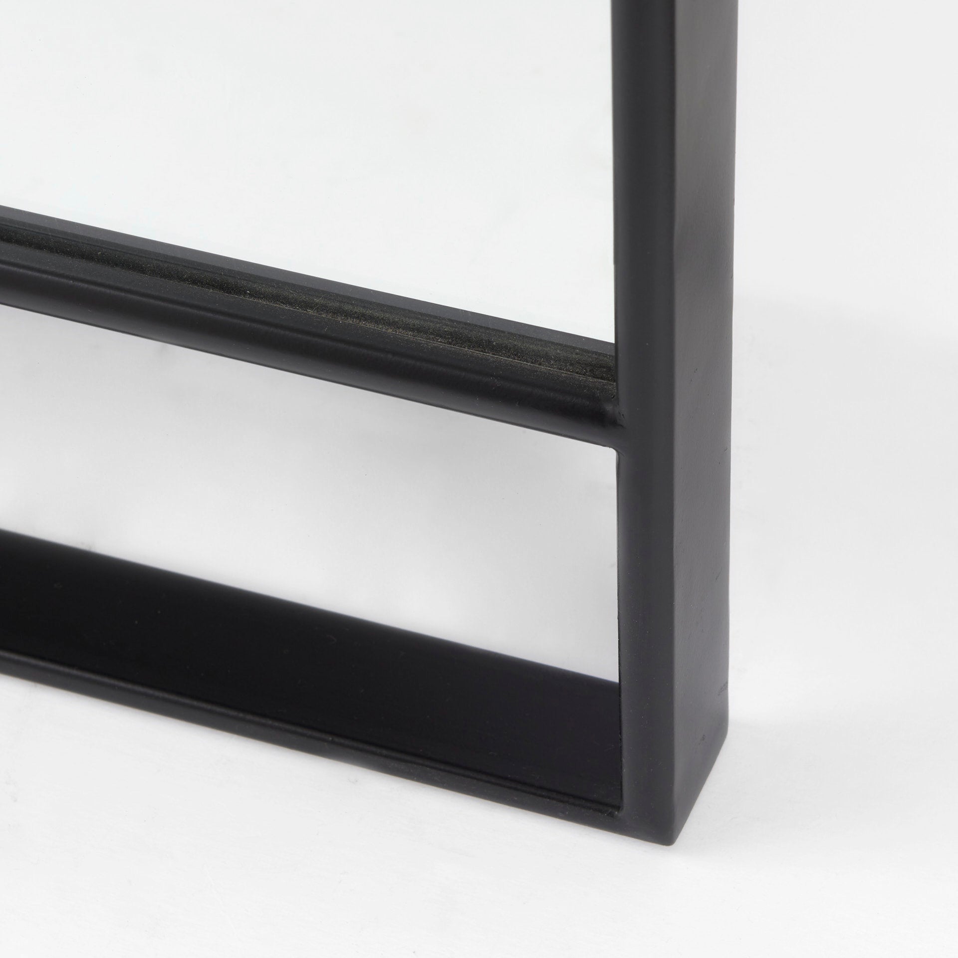 Sadie Floor Mirror Black Metal | 76H - floor-mirrors