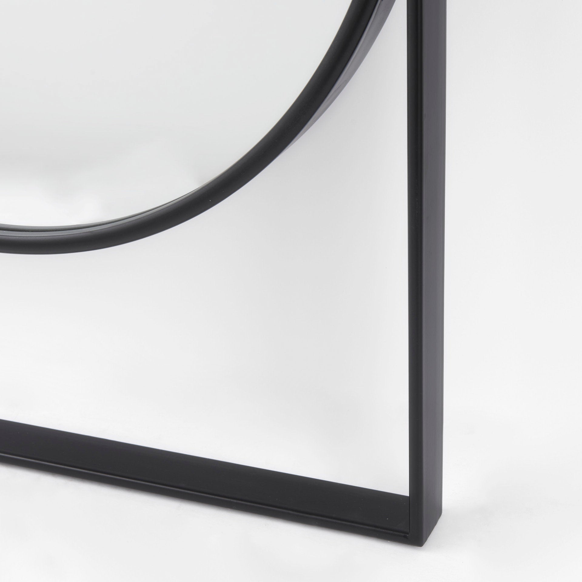 Sadie Floor Mirror Black Metal | 78H - floor-mirrors
