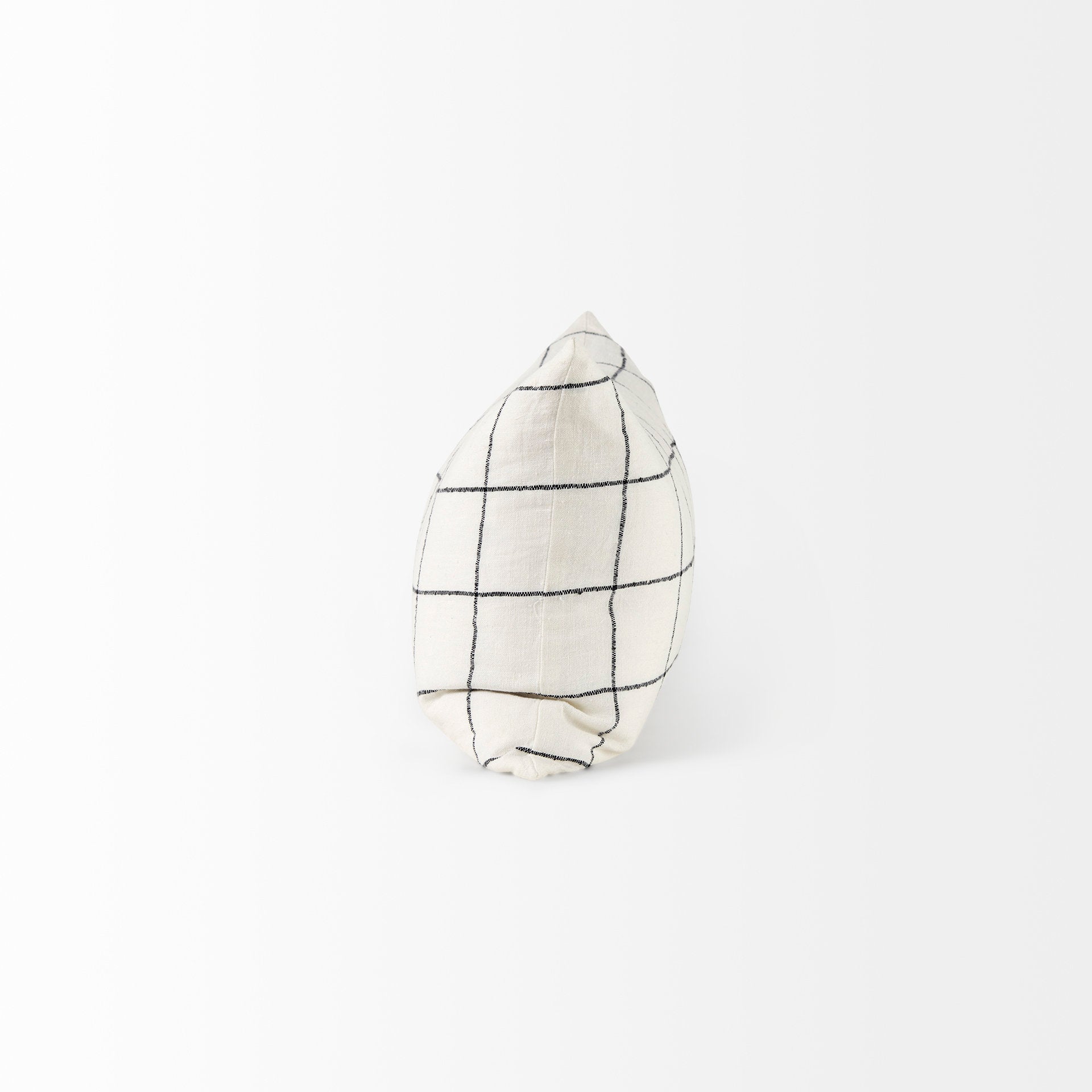 Suzanne 14x26 White/Black Square Pattern Pillow Cover