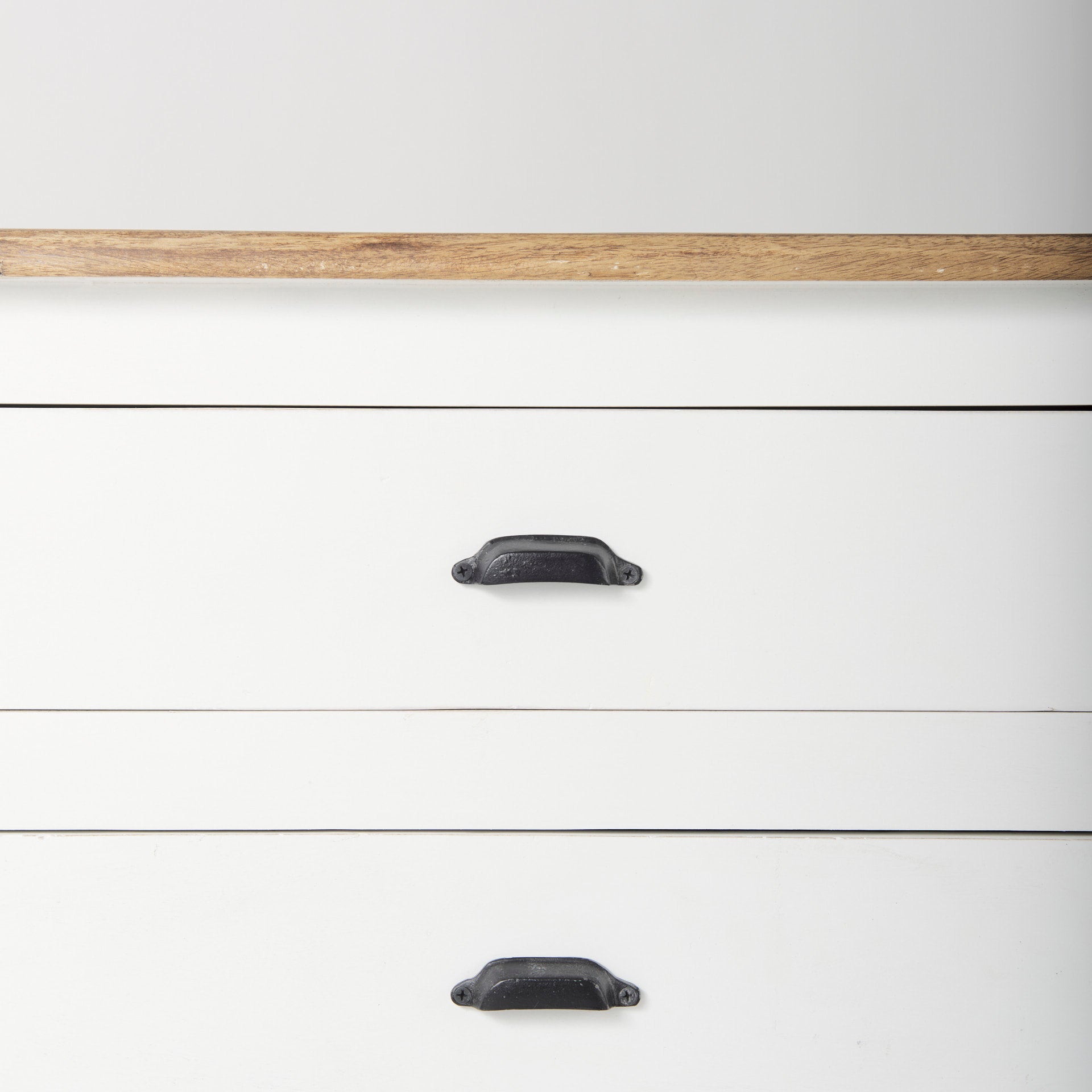 Bourchier Sideboard White/Brown/Black Wood - sideboards-and-buffets