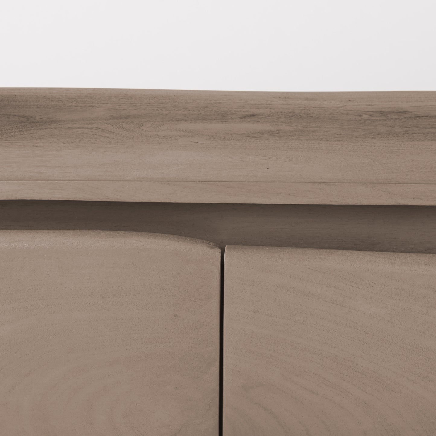 Konstantin 60.0 x 18.0 x 21.0 Light Brown Wood W/ Live Edge Four Drawer Media Console