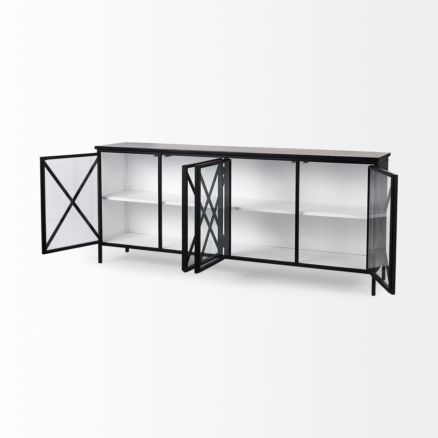 Aurelia Sideboard Black Metal - sideboards-and-buffets