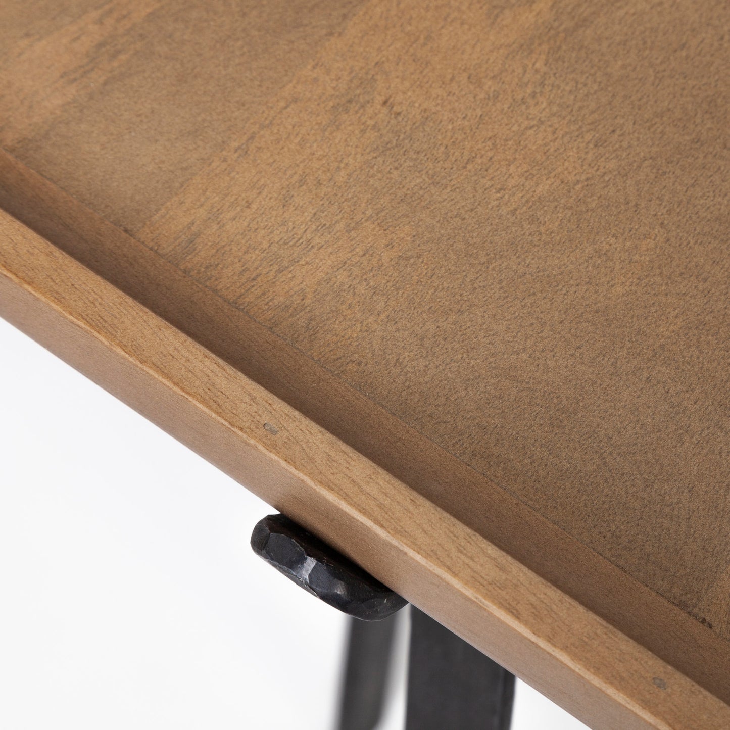 Helios II 60L x 14W x 29H Rectangular Brown Raised Edge Top Console Table