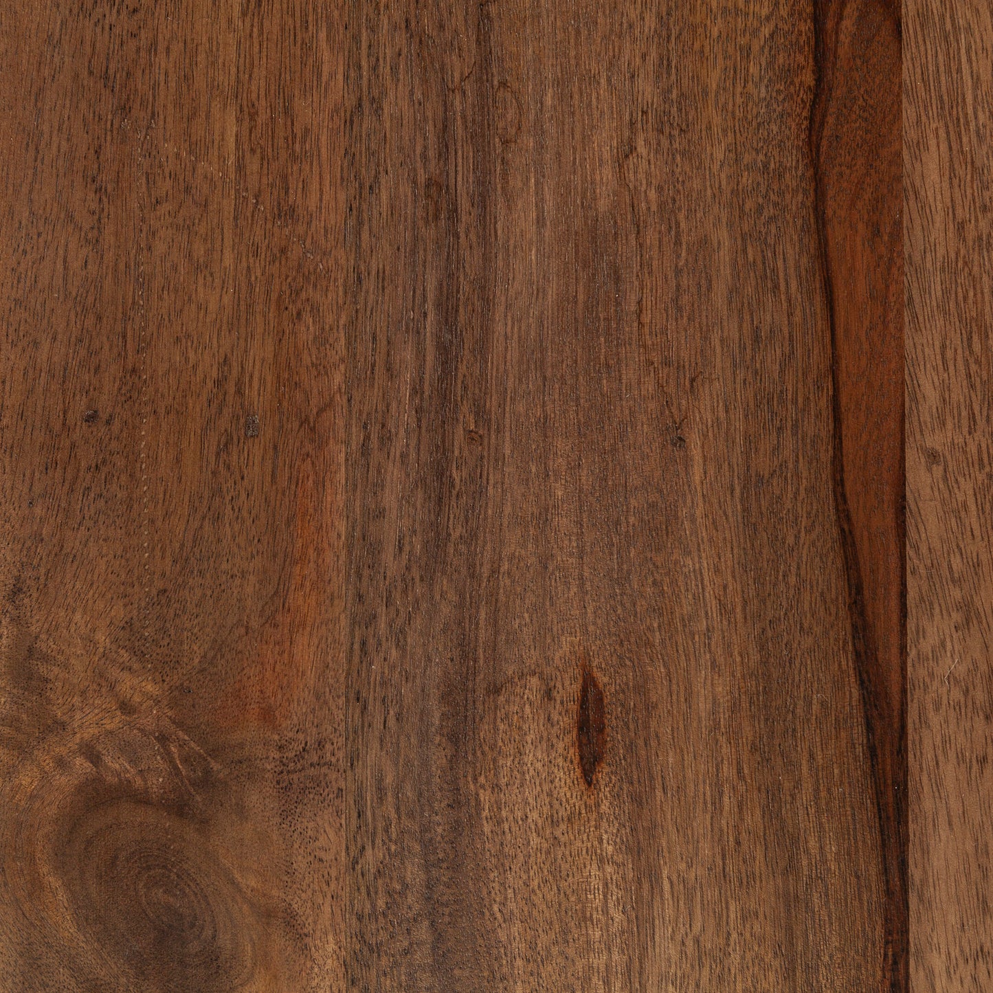 Glenn IV Dark Brown Wood w/ Black Iron Frame Media Console w/ Storage, TV Stand for TV up to 71"