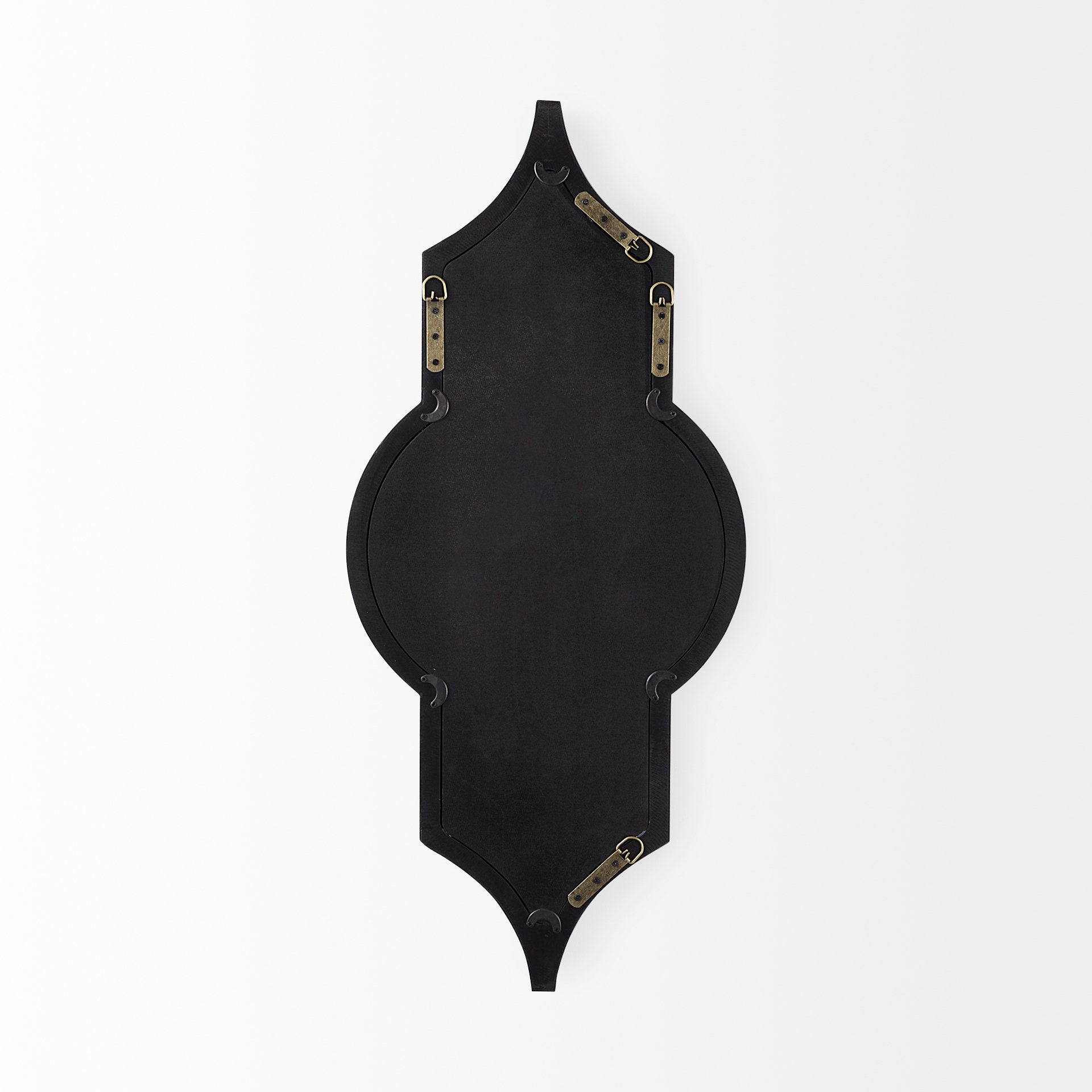 Tamanar Wall Mirror Black Wood - wall-mirrors-grouped