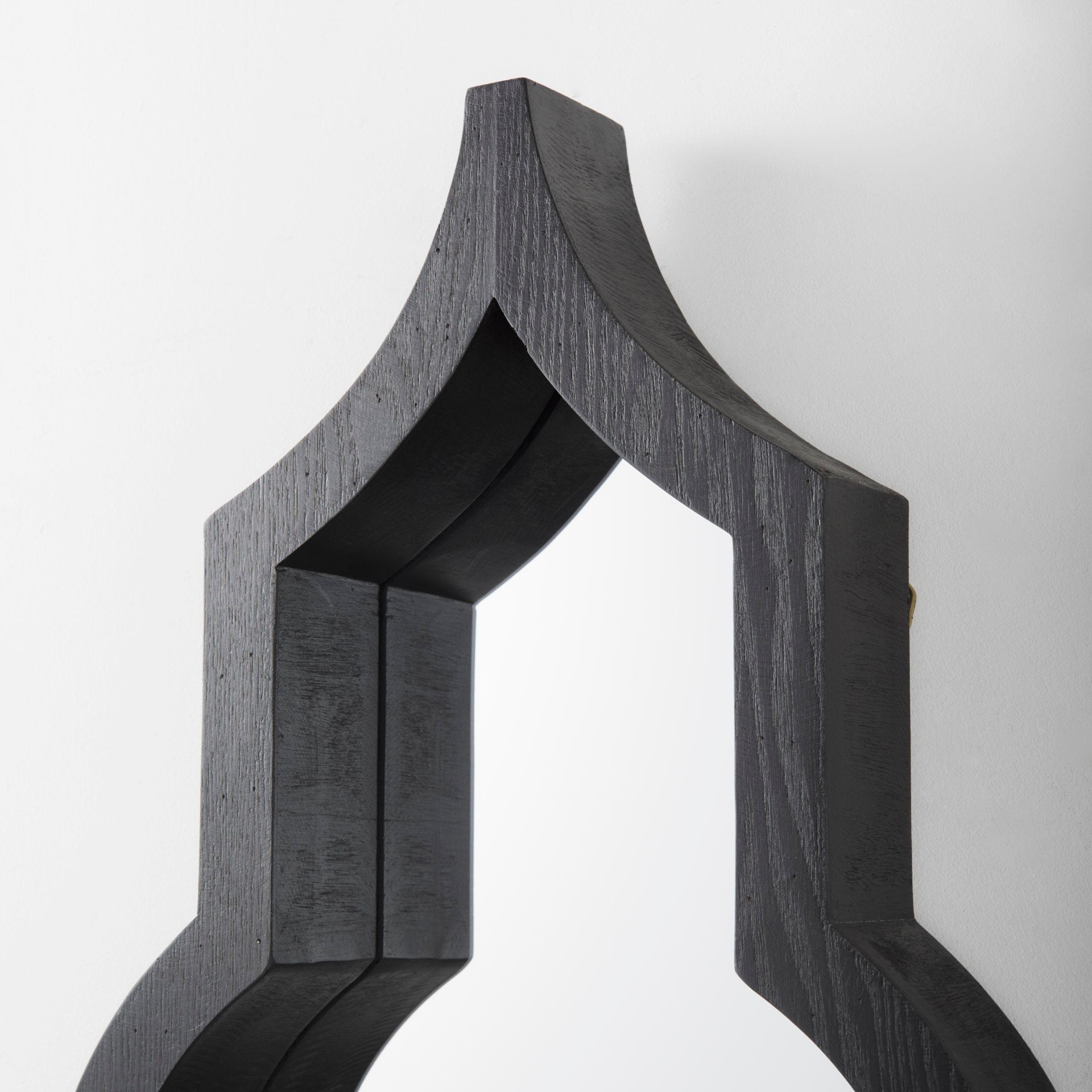 Tamanar Wall Mirror Black Wood - wall-mirrors-grouped