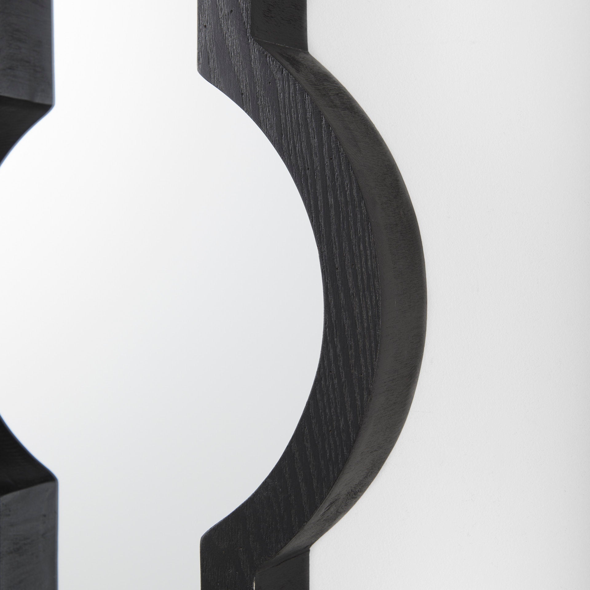 Tamanar Wall Mirror Black Wood - wall-mirrors-grouped