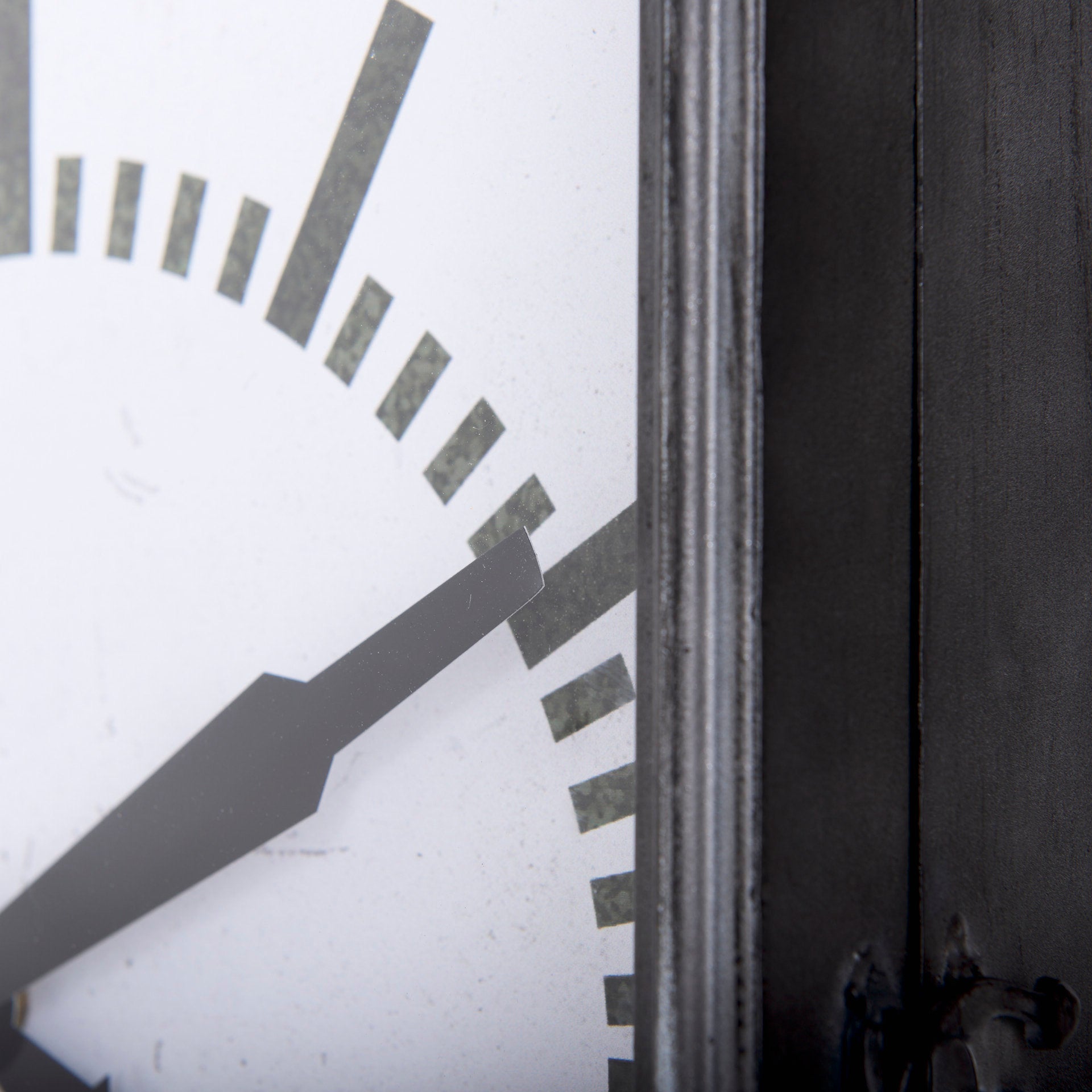 Hagar Rectangular Large Industrial Wall Clock