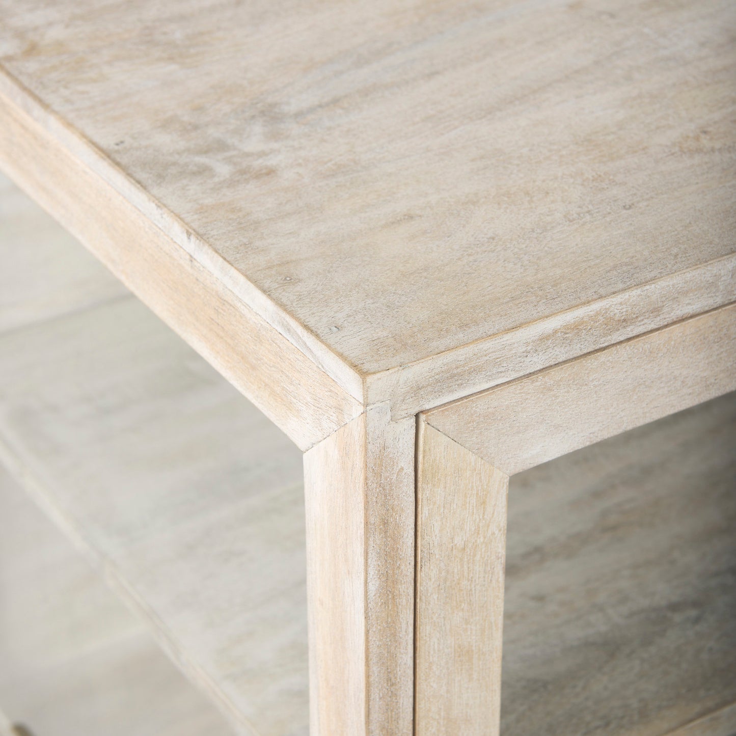 Arelius End Side Table White Wood | Gold Metal - end-and-side-tables