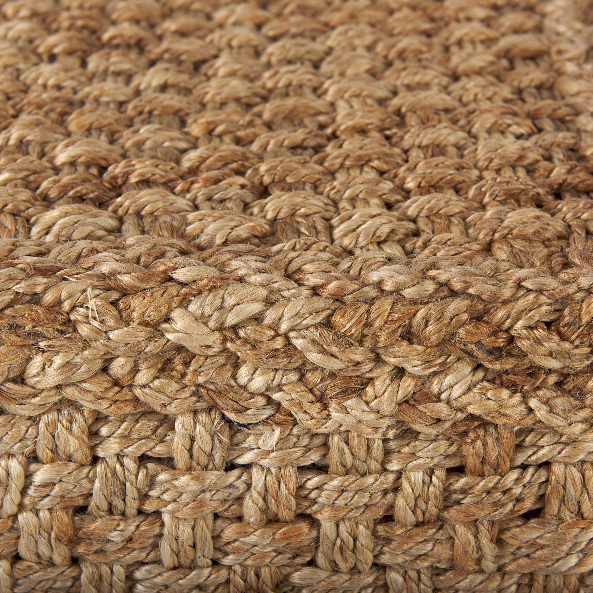 Aylin Pouf Brown Wool | Square - poufs