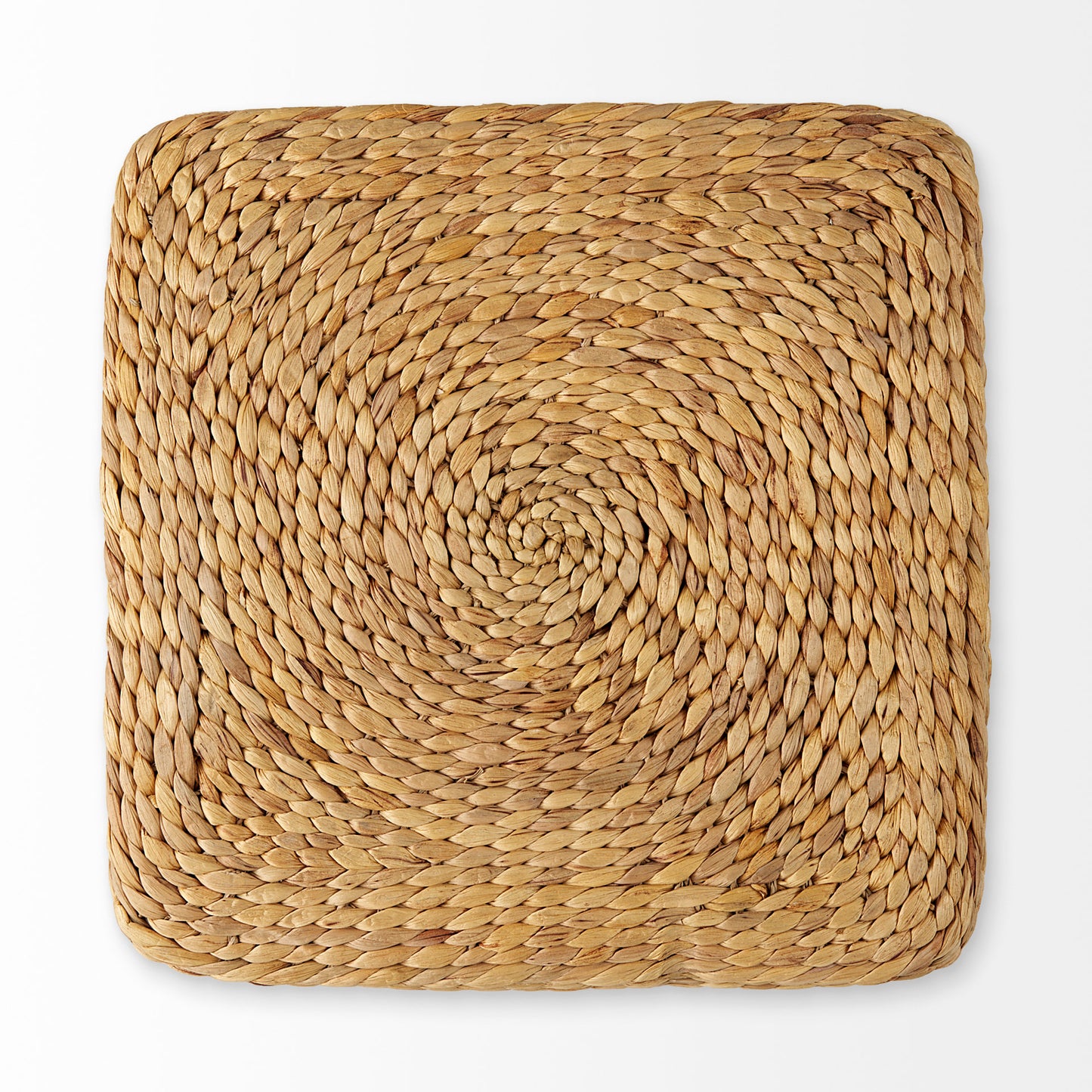 Maya Pouf Brown Seagrass | Square - poufs