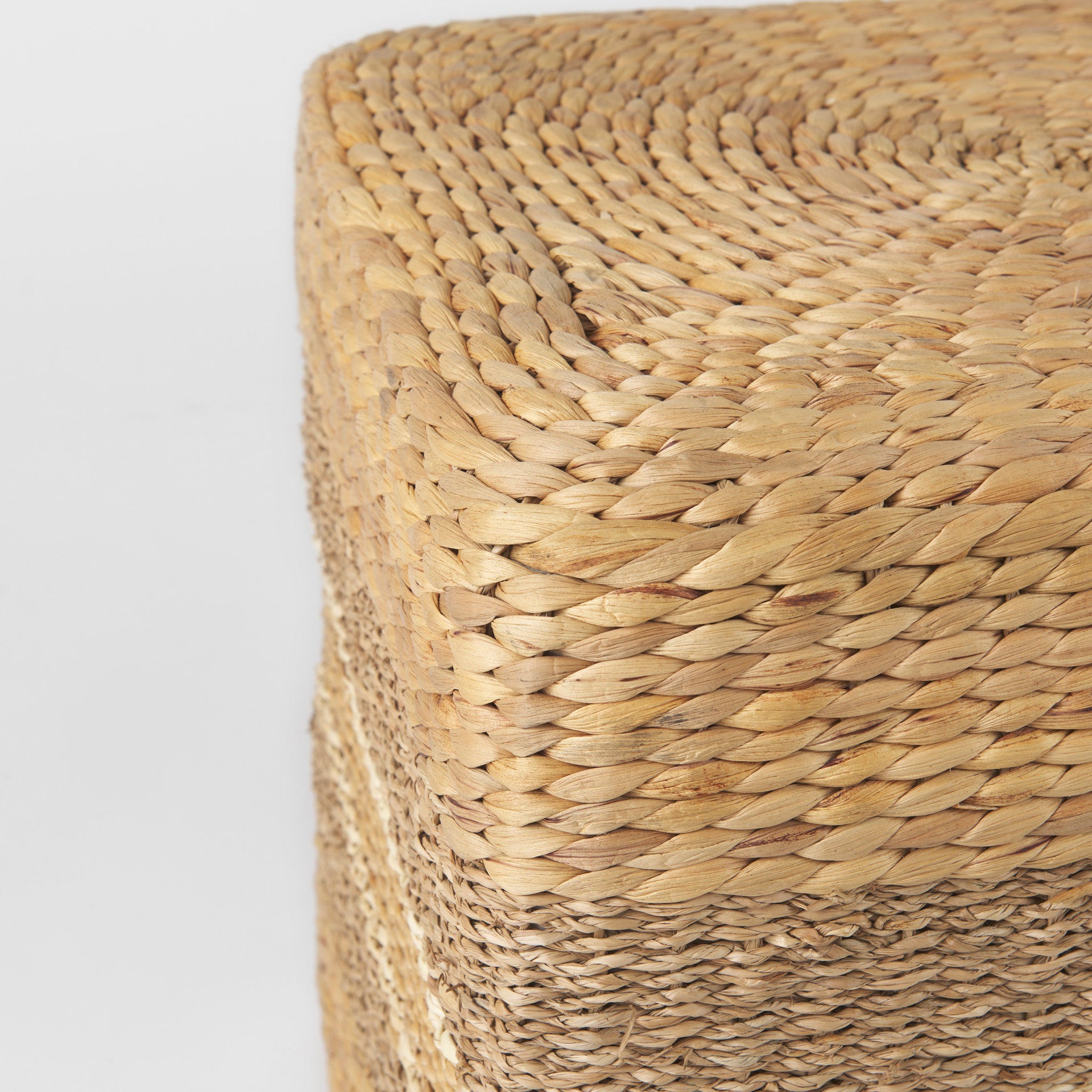 Maya Pouf Brown Seagrass | Square - poufs