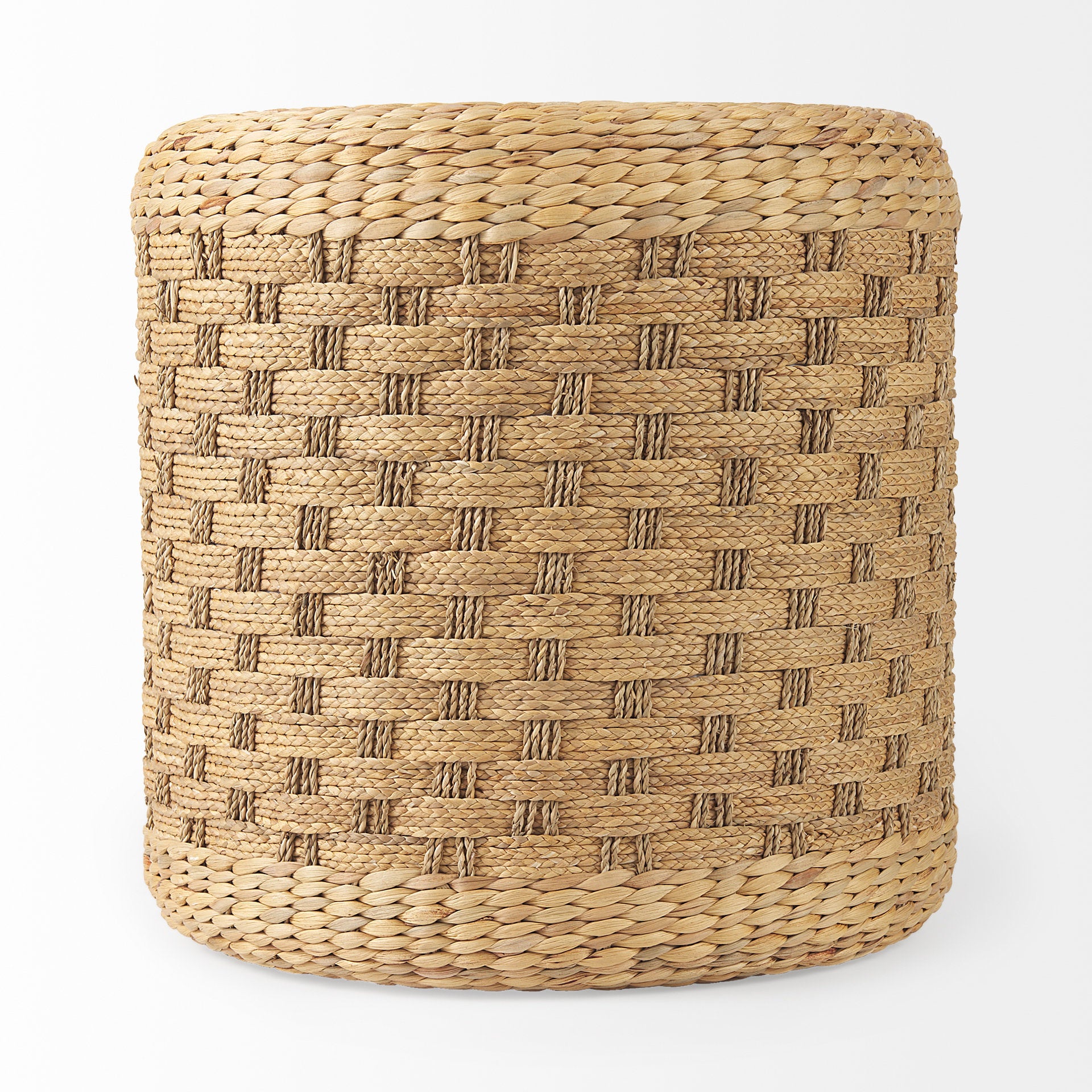 Michelle Pouf Light Brown Seagrass - poufs