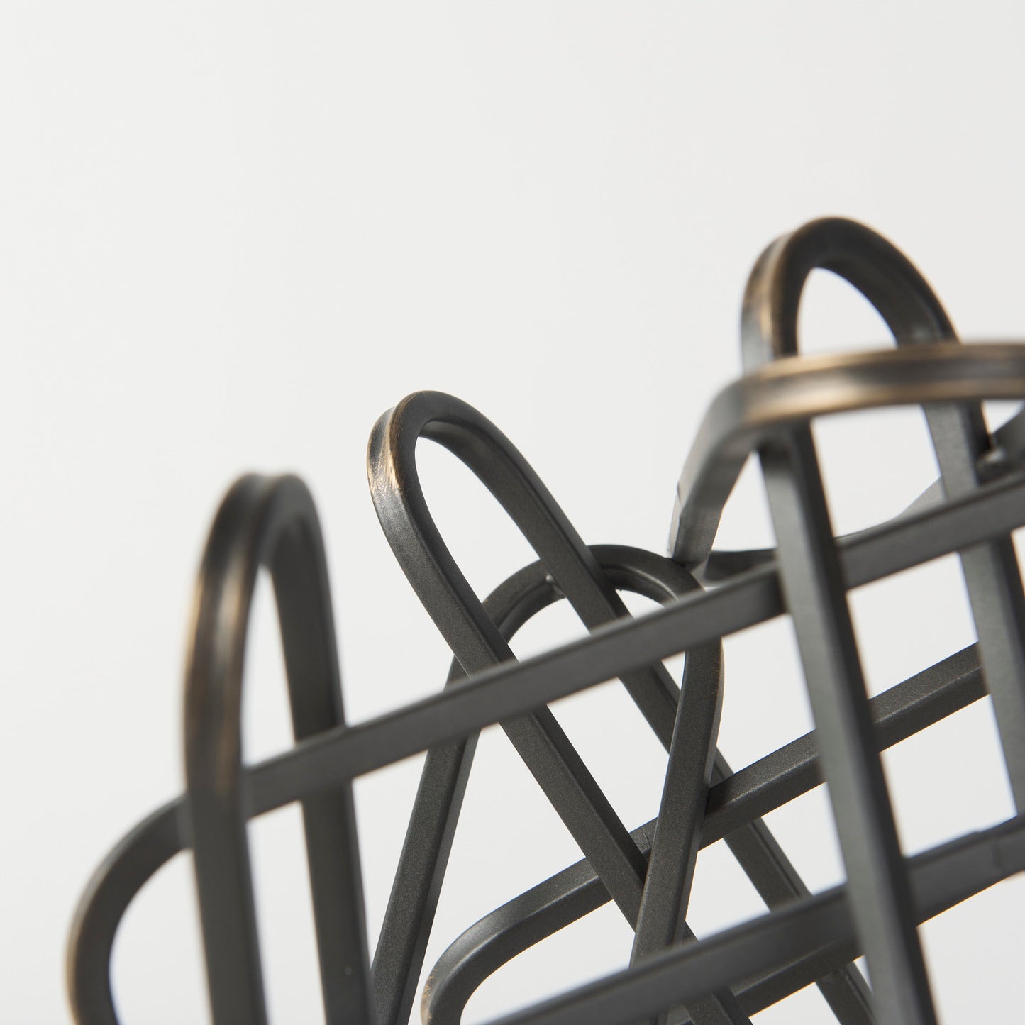 Henderson 12.2L x 9.1W x 9.1H Black Metal Paperclip Decorative Object