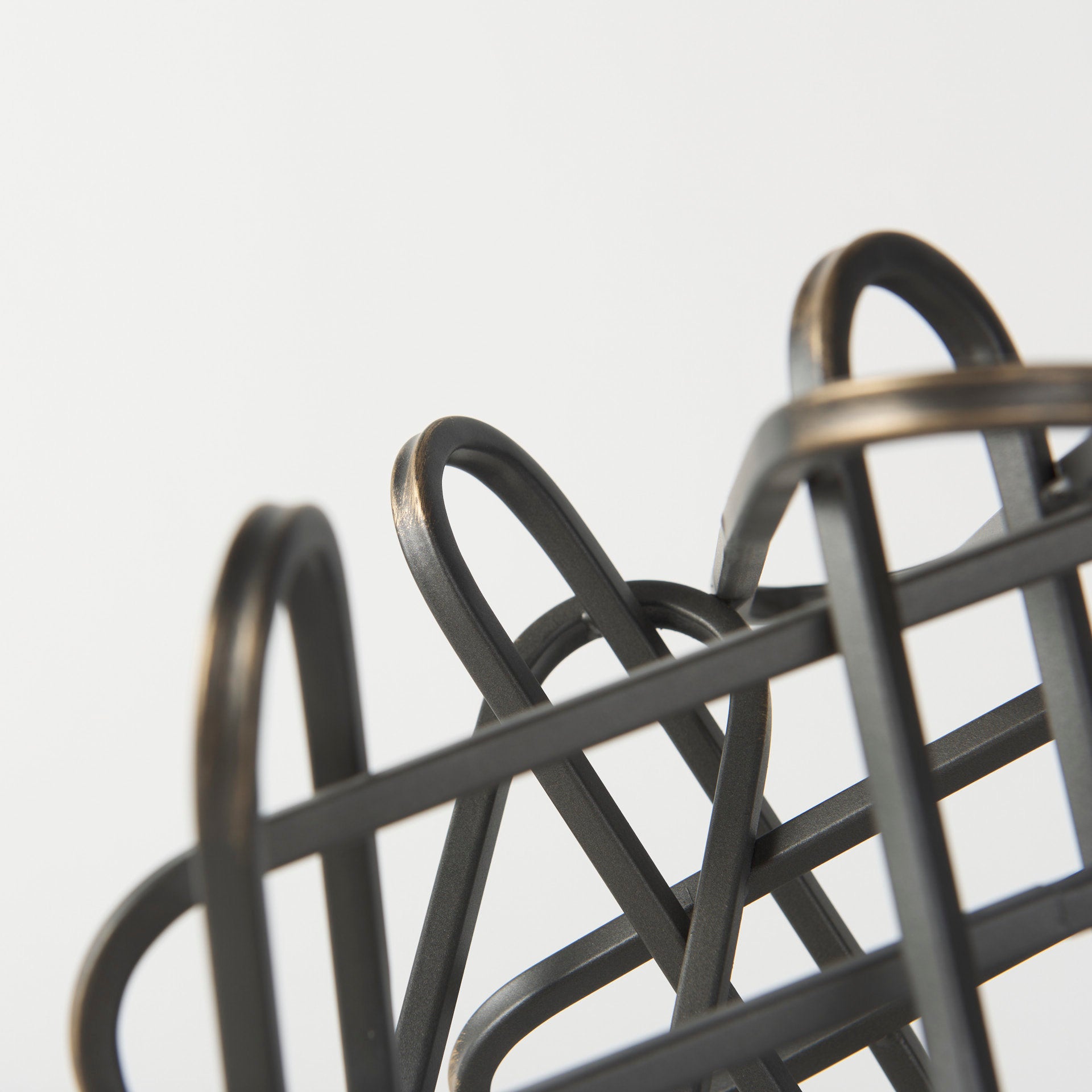 Henderson 12.2L x 9.1W x 9.1H Black Metal Paperclip Decorative Object