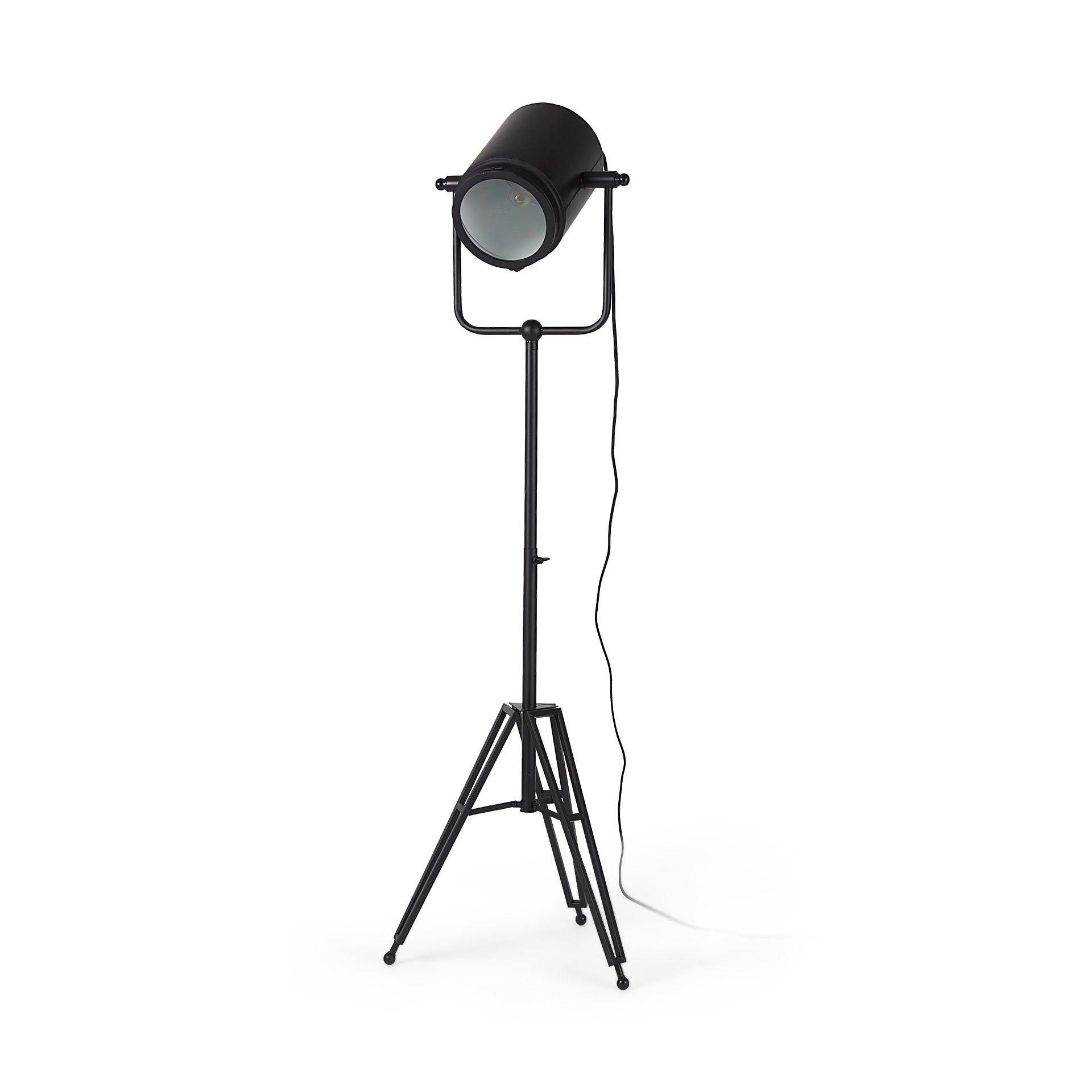 Debdou Floor Lamp Black Metal - floor-lamps