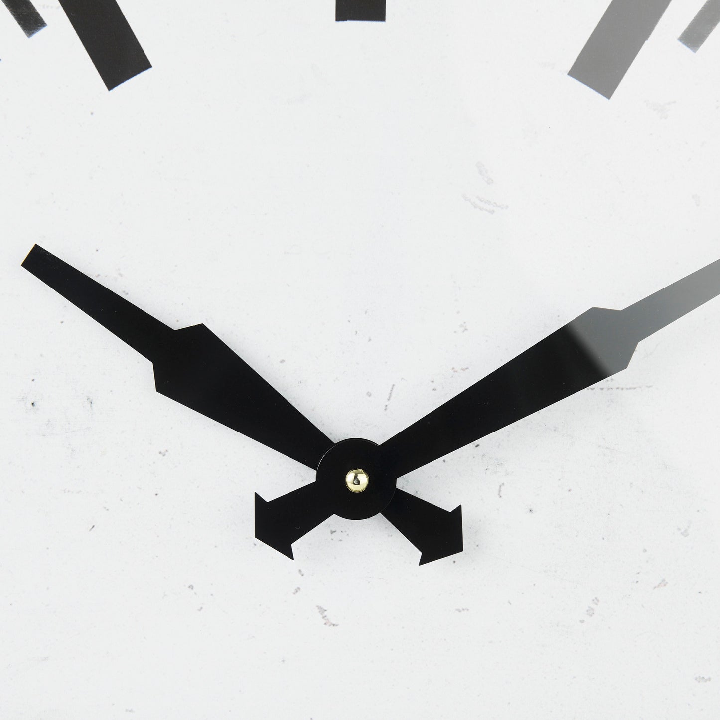 Felix Gray Metal Square Table Clock