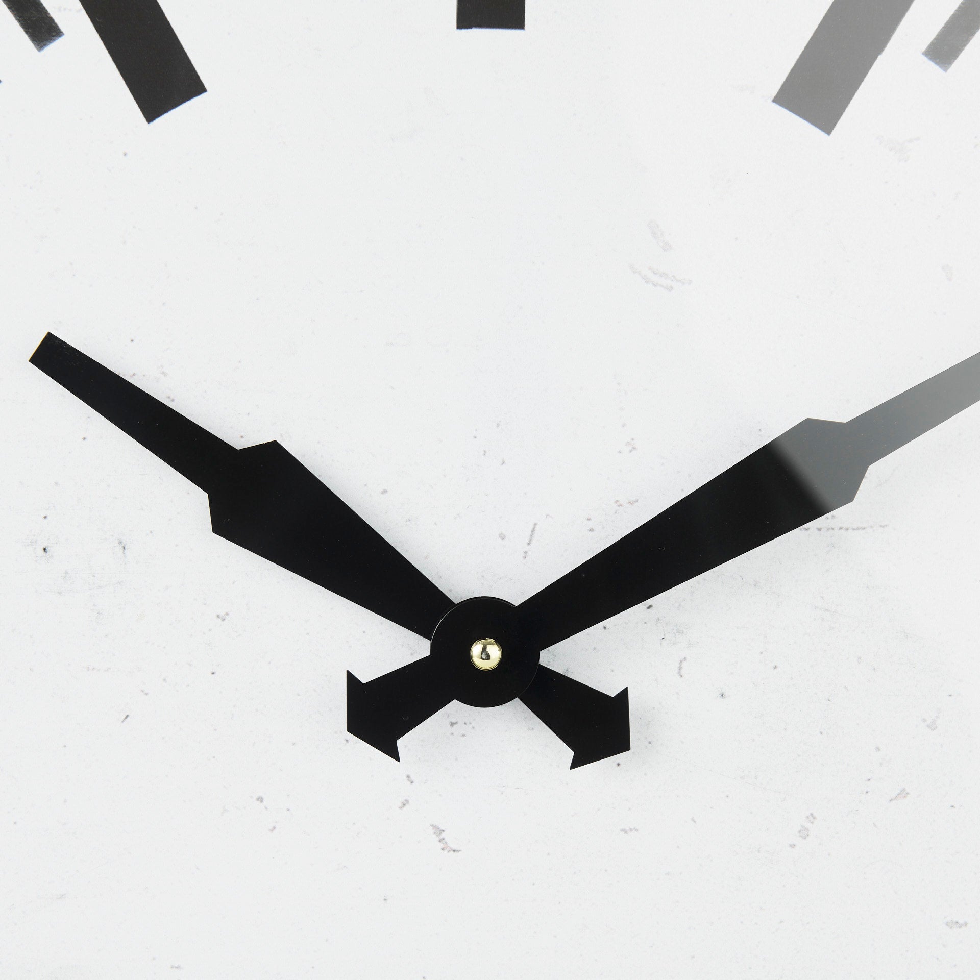 Felix Gray Metal Square Table Clock