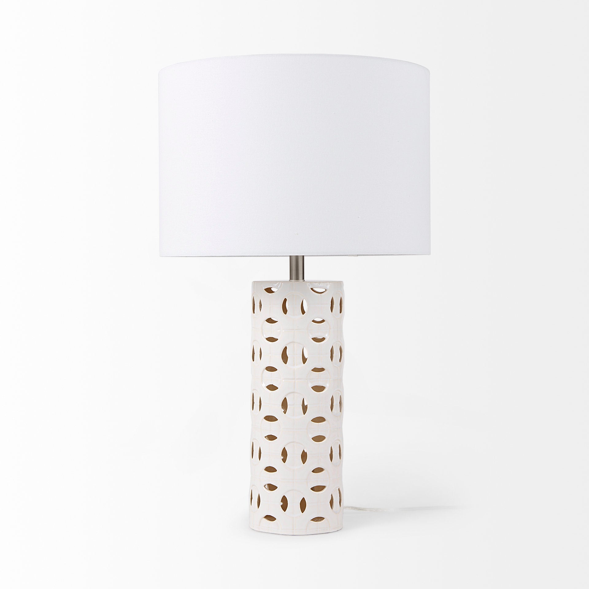 Hadley Table Lamp White Ceramic - table-lamps