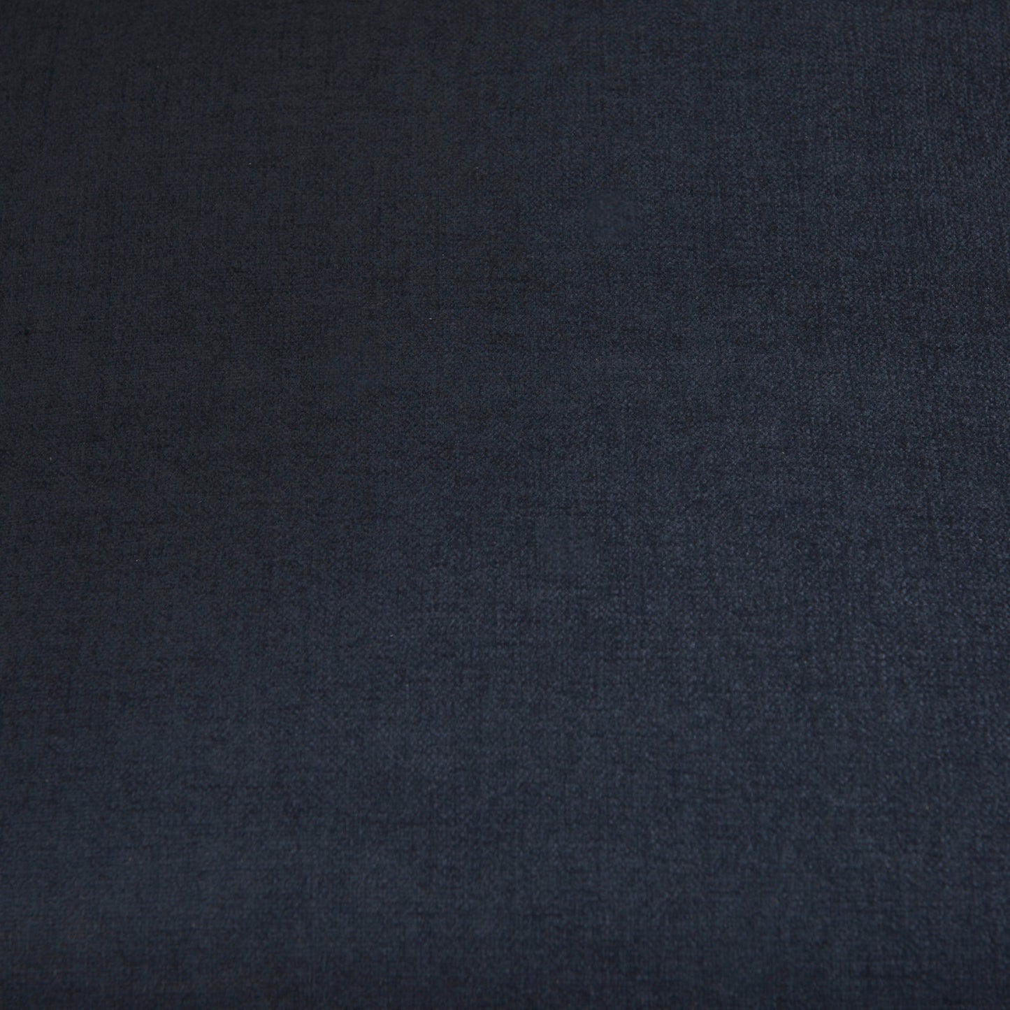 Brooks 90.2L x 34.8W x 33.5H Navy Blue Fabric Three Seater Sofa W/ Medium Brown Wooden Legs