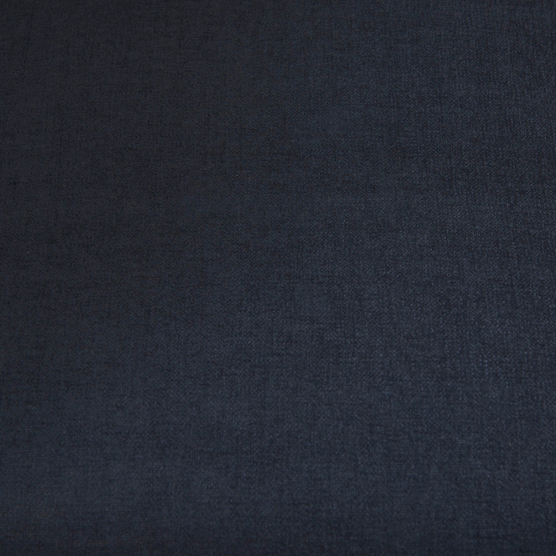 Brooks 90.2L x 34.8W x 33.5H Navy Blue Fabric Three Seater Sofa W/ Medium Brown Wooden Legs