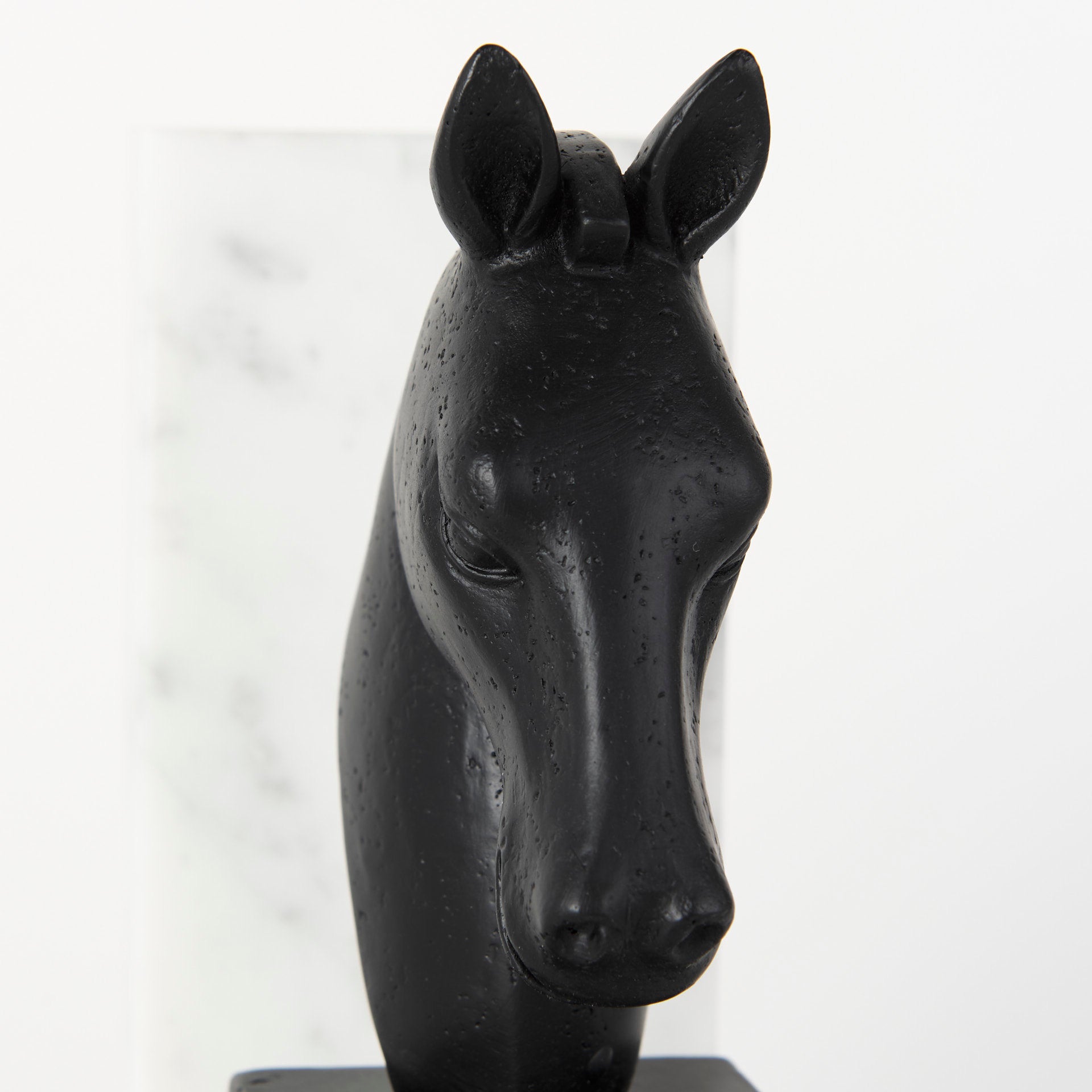 Hidalgo (Set of 2) 14L x 3W Black Majestic Horse Bookends