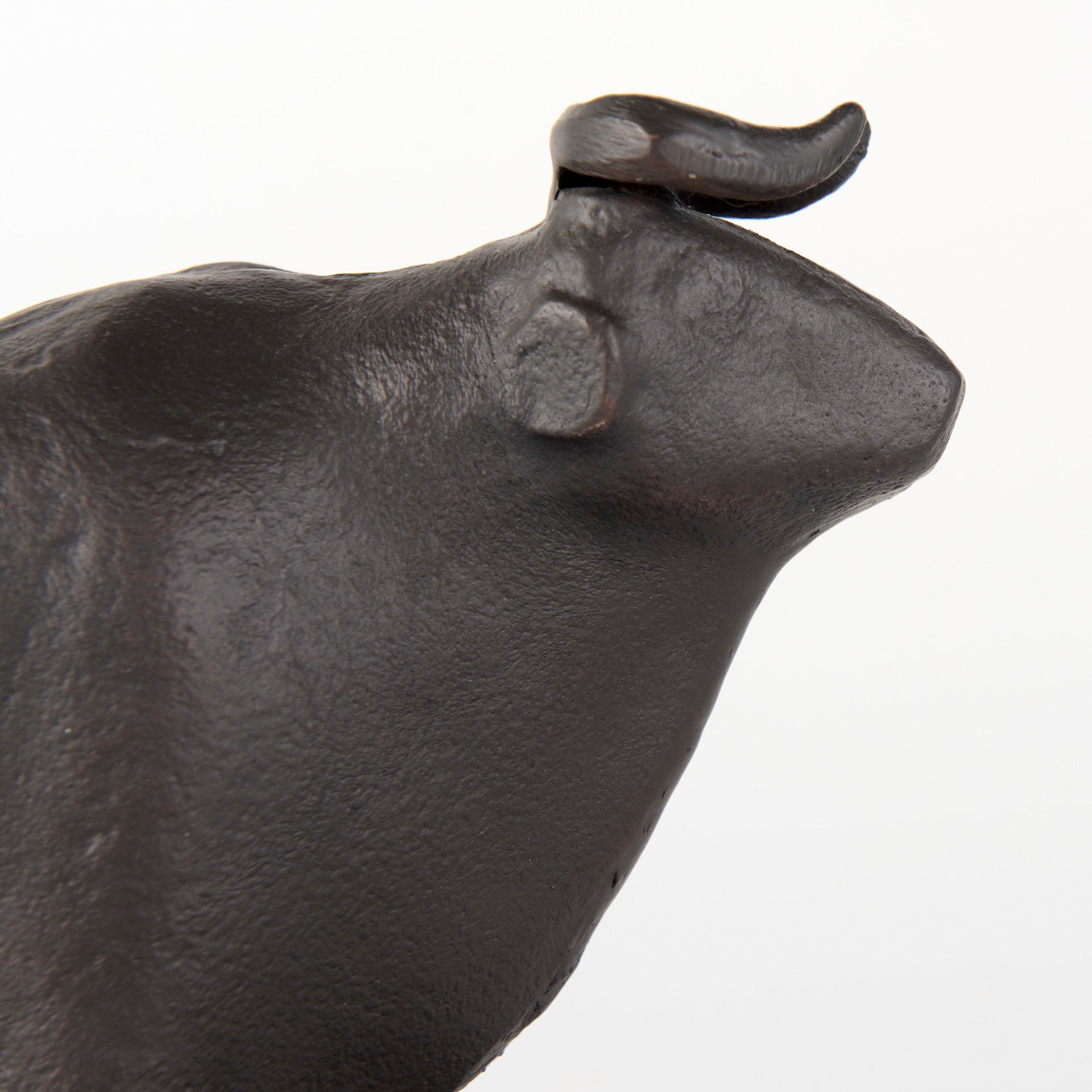 Taurus III (Set of 2) 9L x 4W Black Cast Aluminum Bull Bookends