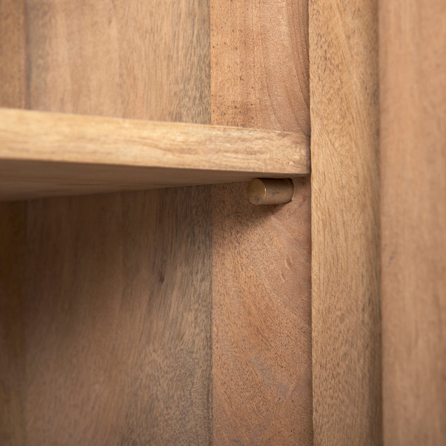 Cairo Sideboard Brown Wood | Black Metal