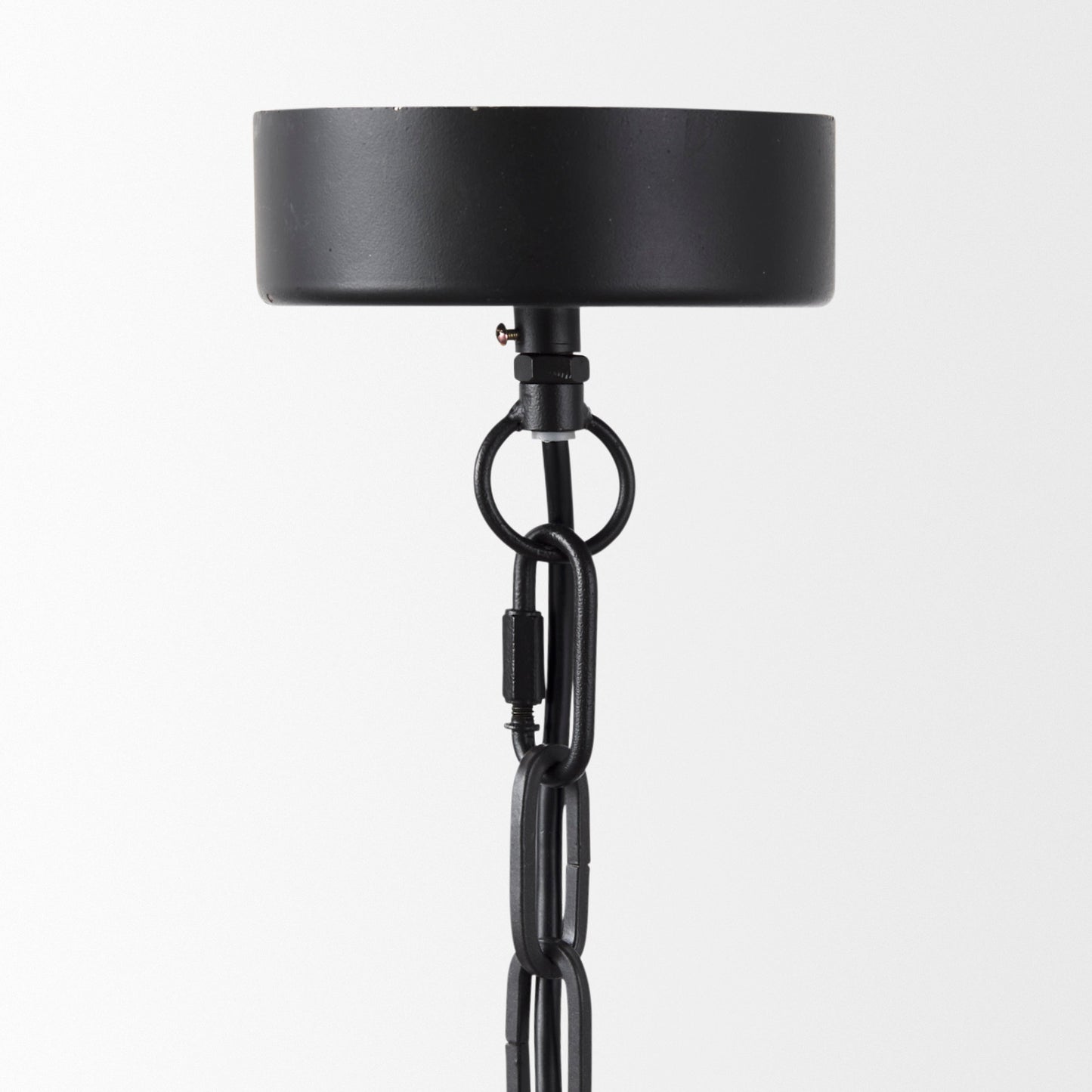 Pendra Chandelier Black Metal | Black Wood - chandeliers