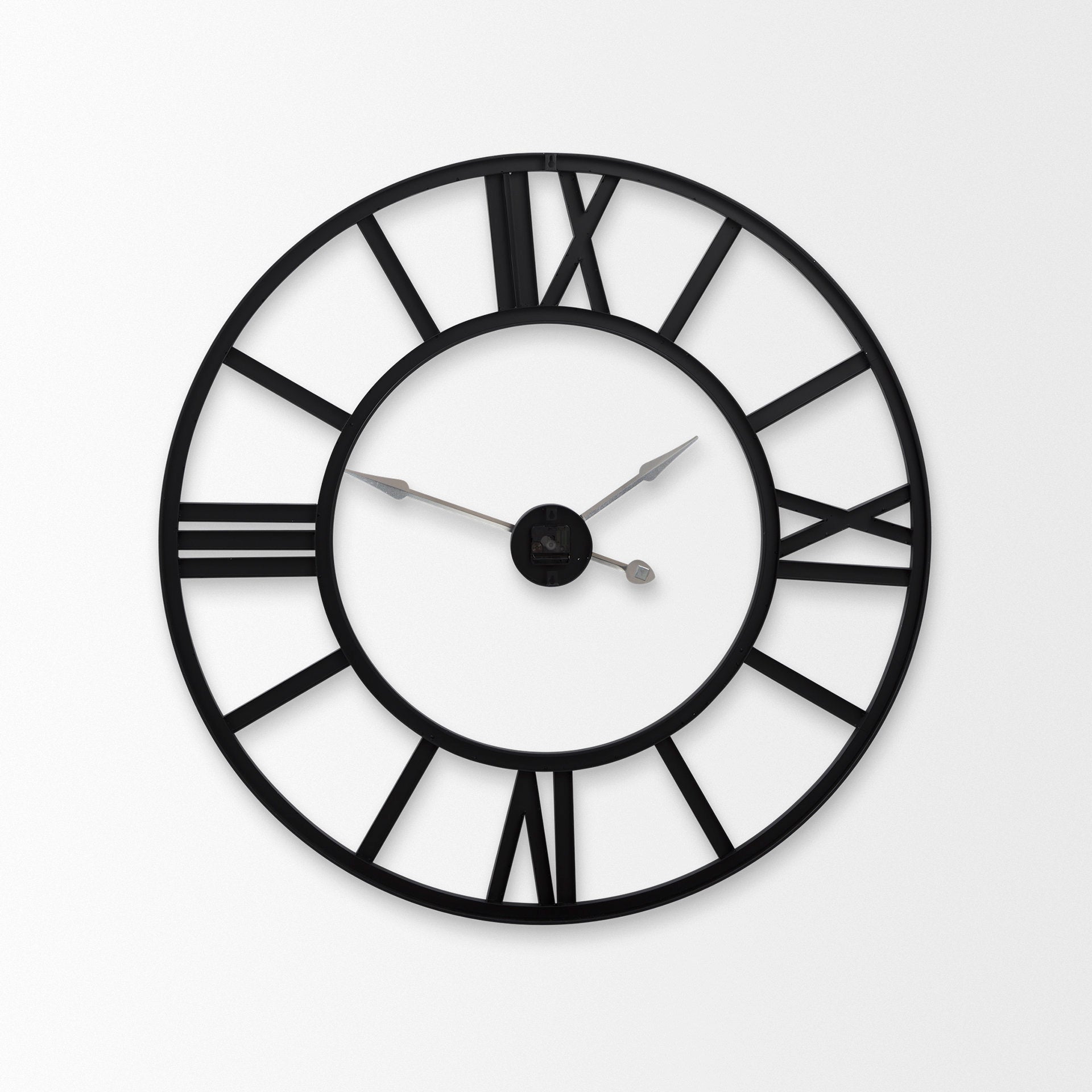 Stoke Wall Clock Black Metal | 30’’ - wall-clocks